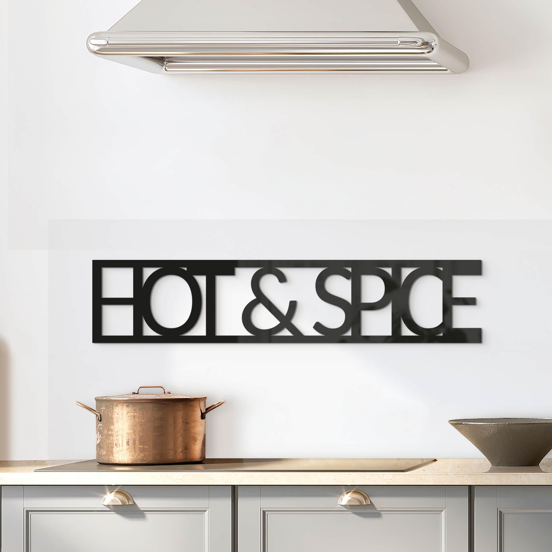 Letras acrílicas Hot & Spice