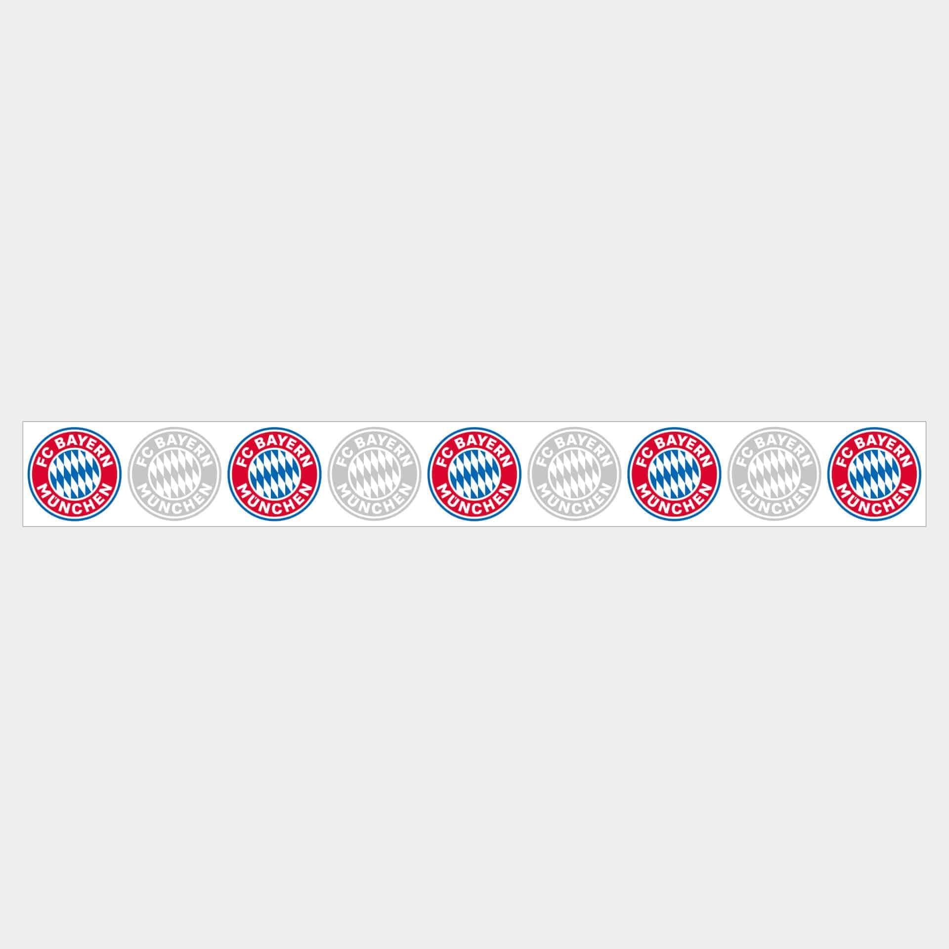 Wandtattoo FC Bayern Bordüre - 120x14 cm