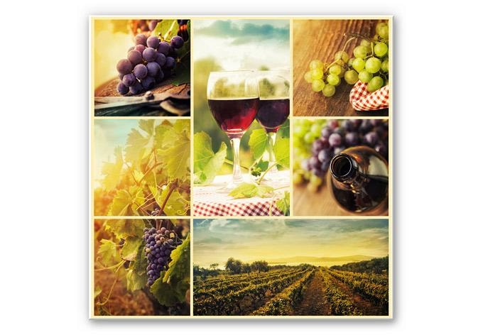 Tableau Forex - Collage sur le vin - Format carré