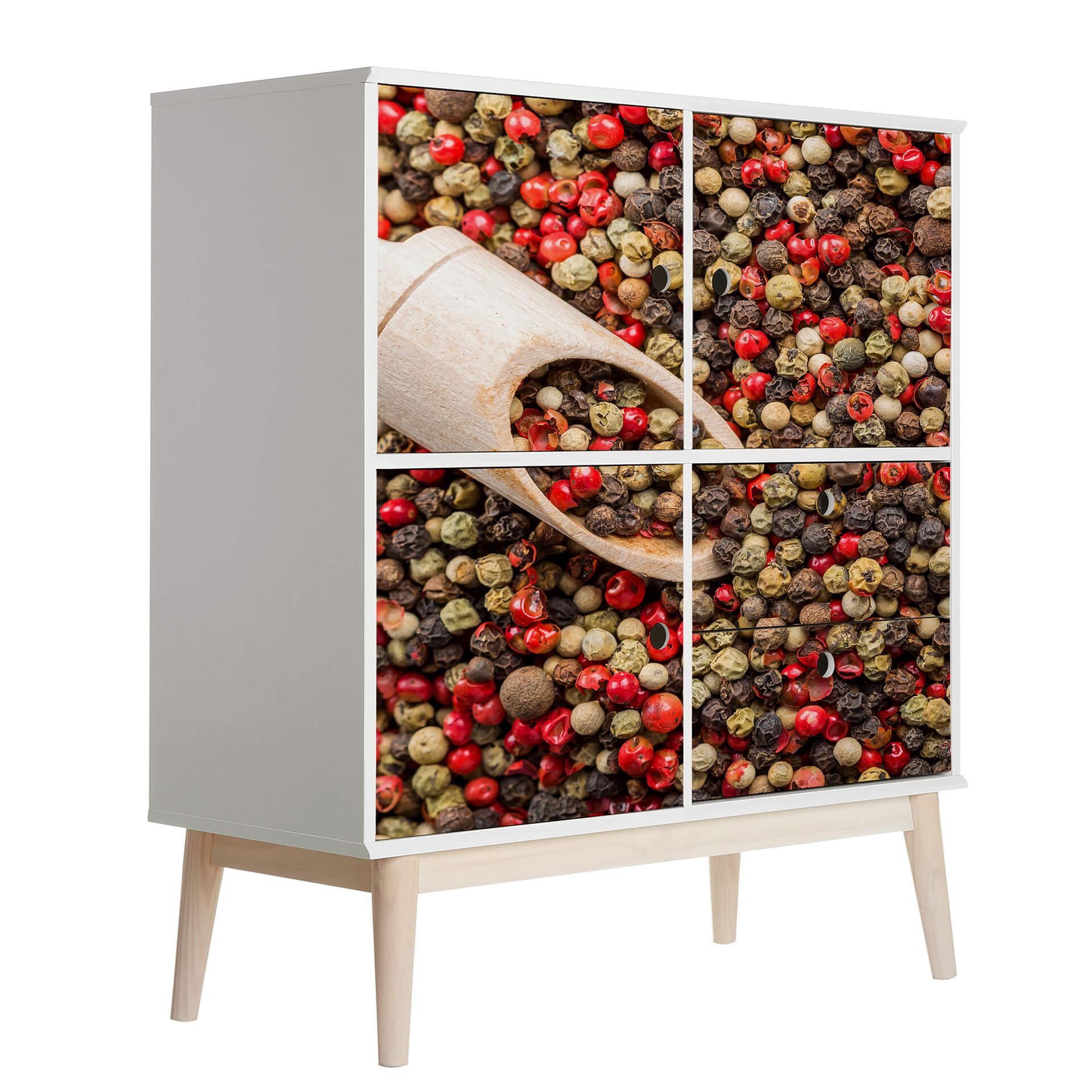 Vinilo adhesivo muebles, vinilo decorativo - limpiable - granos de pimienta