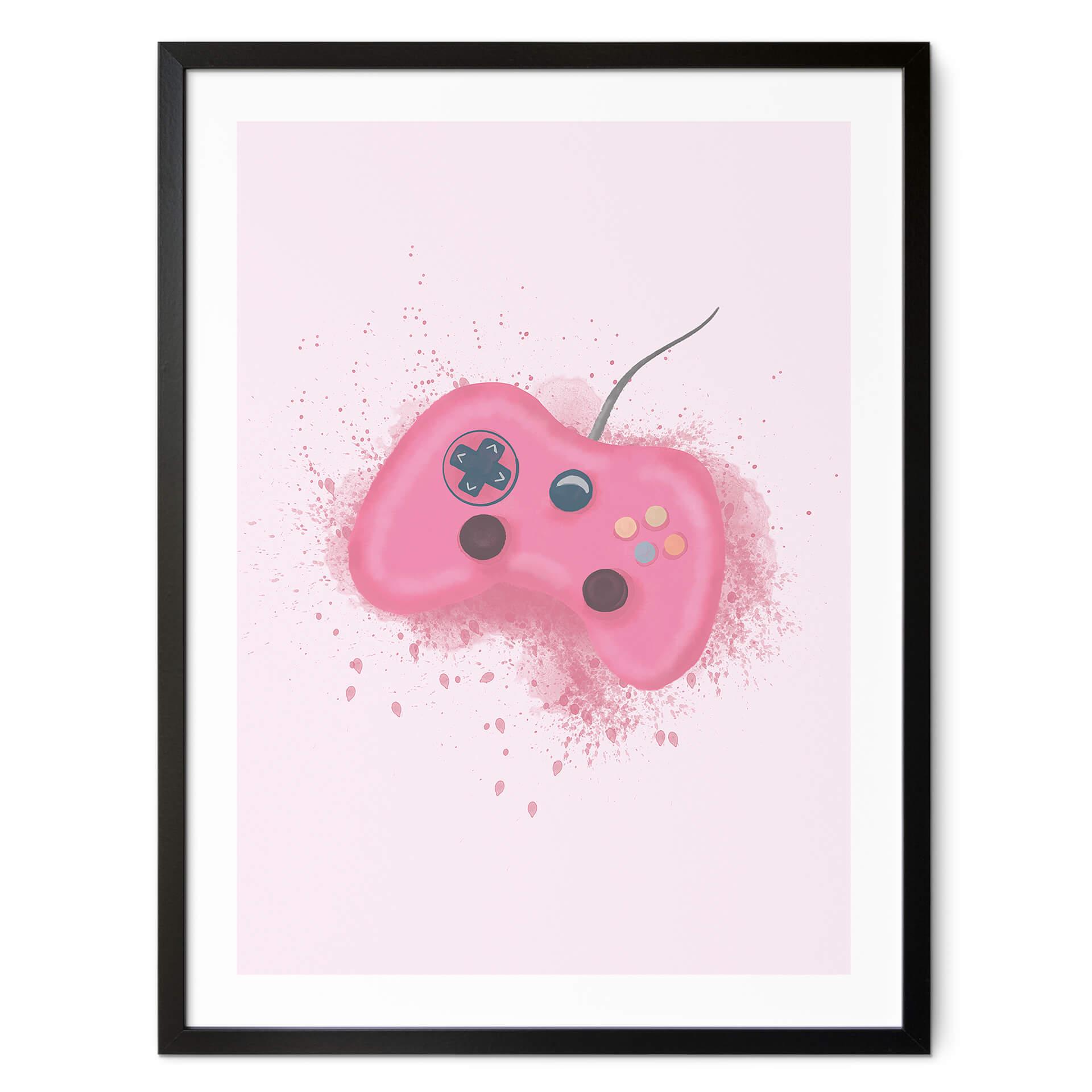 Plakat Eleonora - Pink Gaming Controller