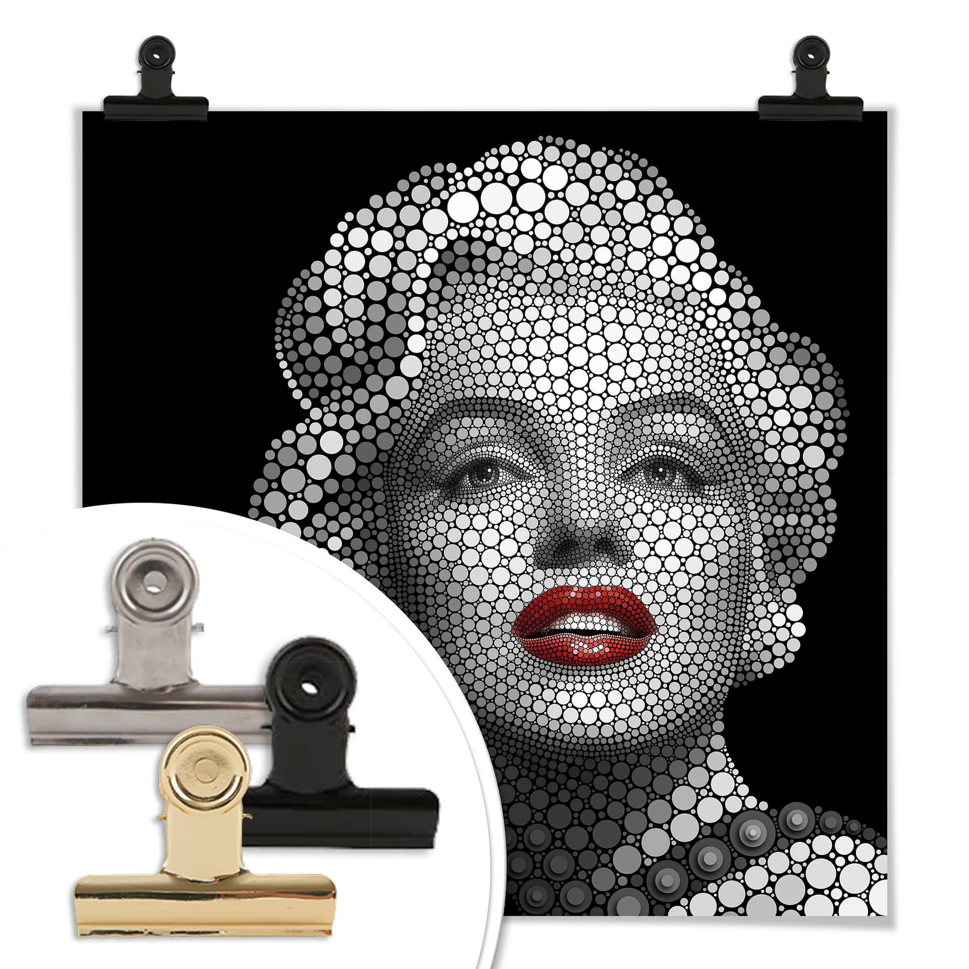 Póster Ben Heine - Circlismo: Marilyn Monroe
