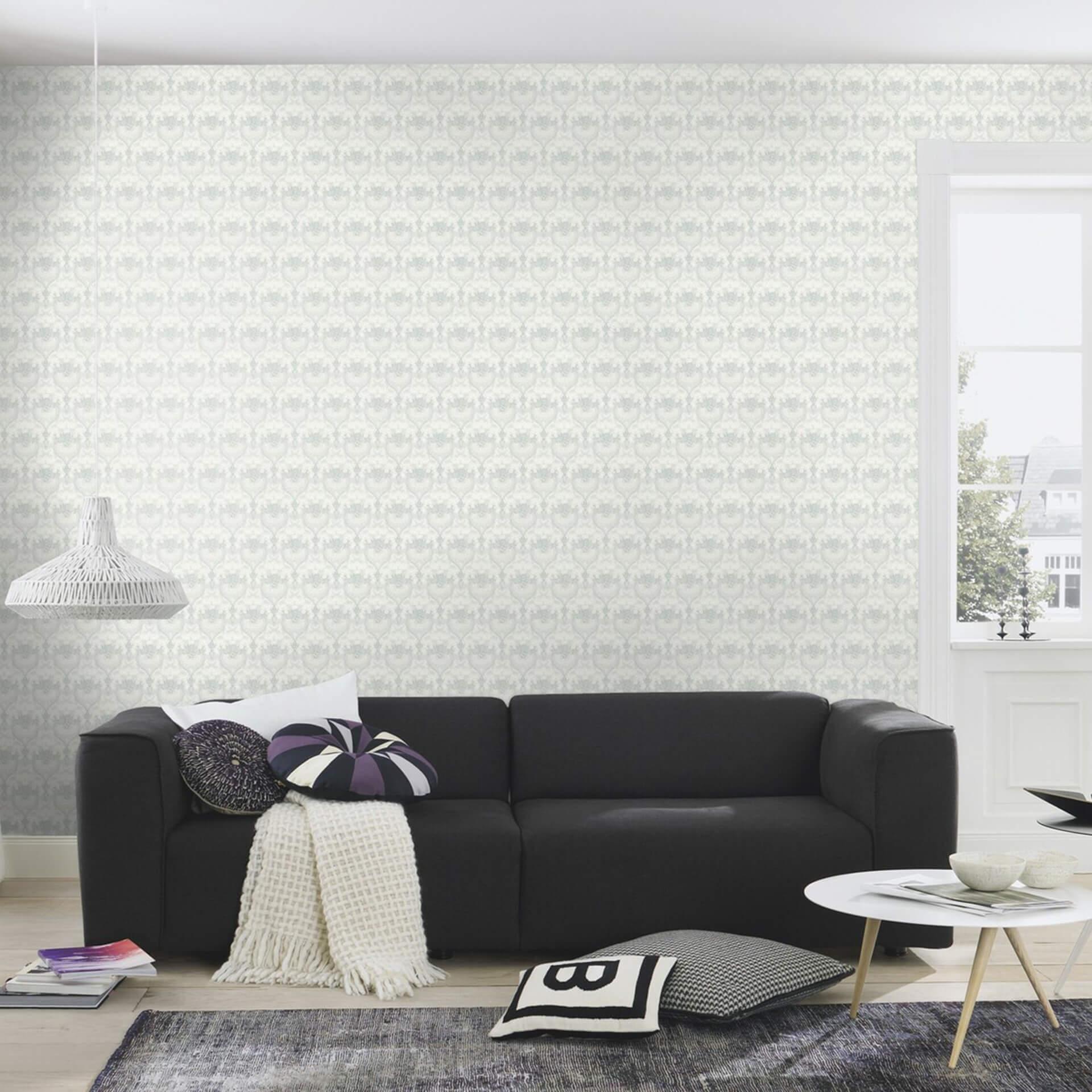 Rasch papier peint intissé, papier peint à motifs Sophia vert menthe he