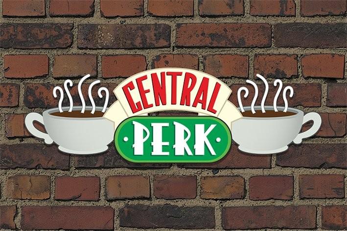 Poster, film poster Friends TV - Central Perk Brick 91,5x61 cm