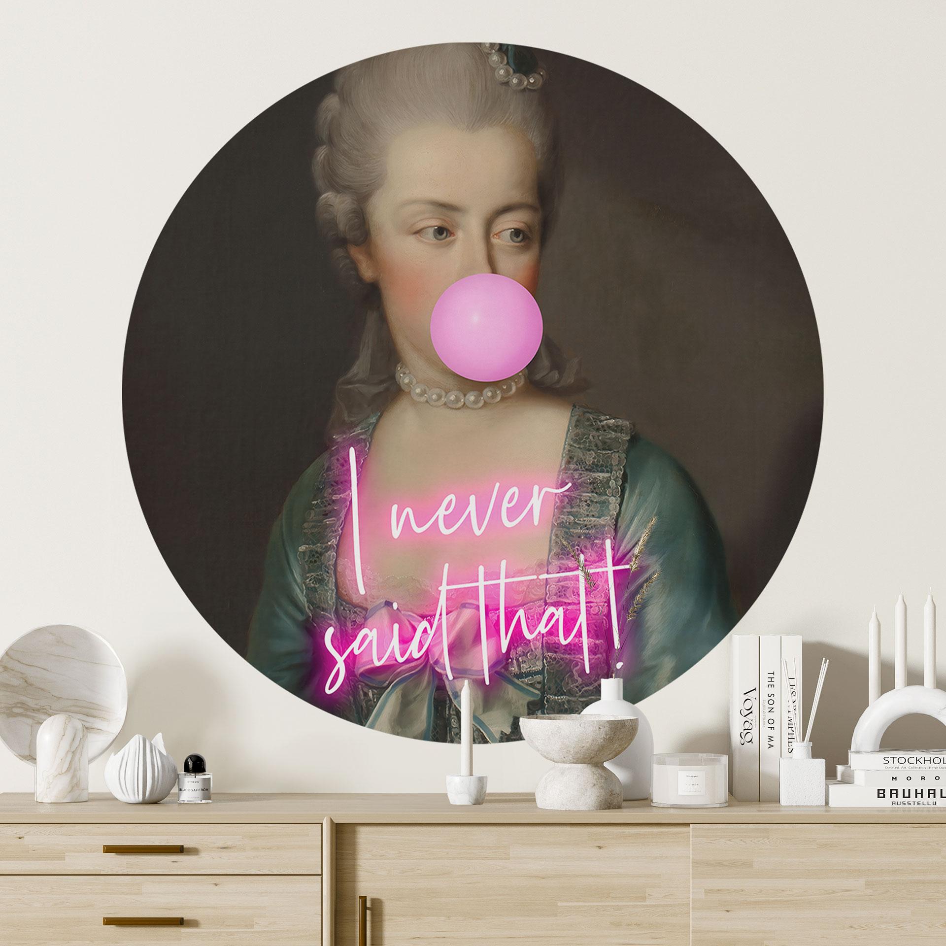 Wall Sticker Marie Antoinette: I never said that - Grace Digital Art