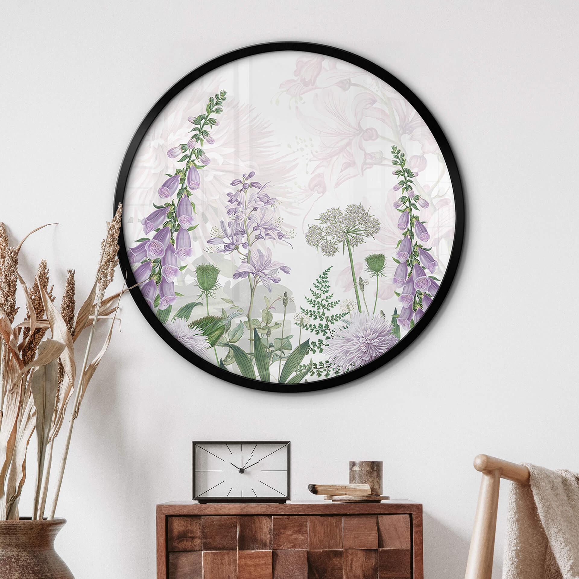 Póster Sir Edward - Purple Foxglove - Redondo