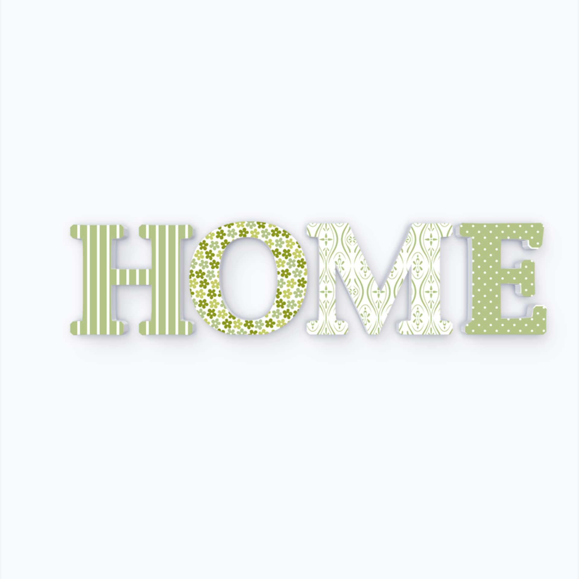 3D Home (stilfuldt grønt design)