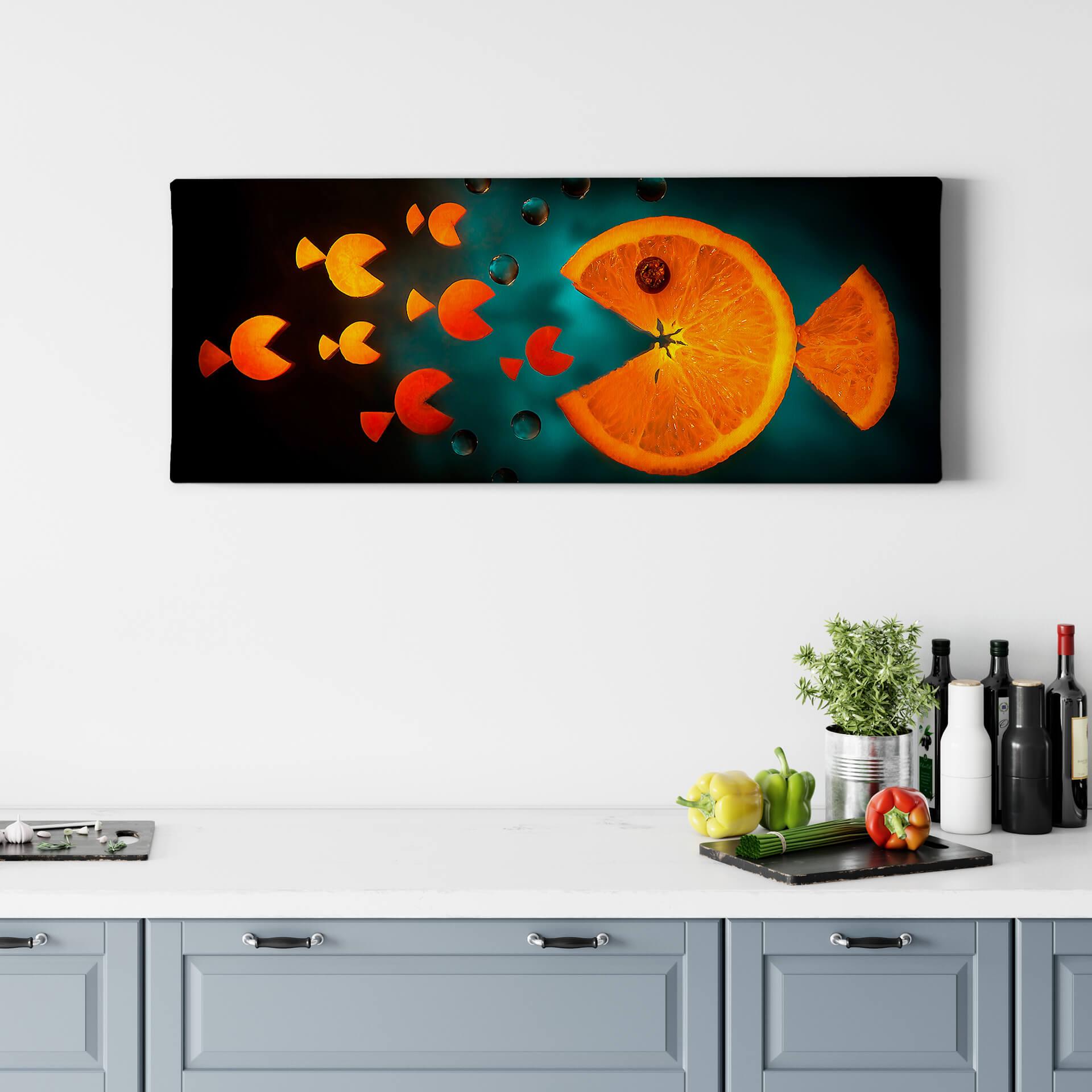 Canvas Ianeva - Sweet Orange - Panorama