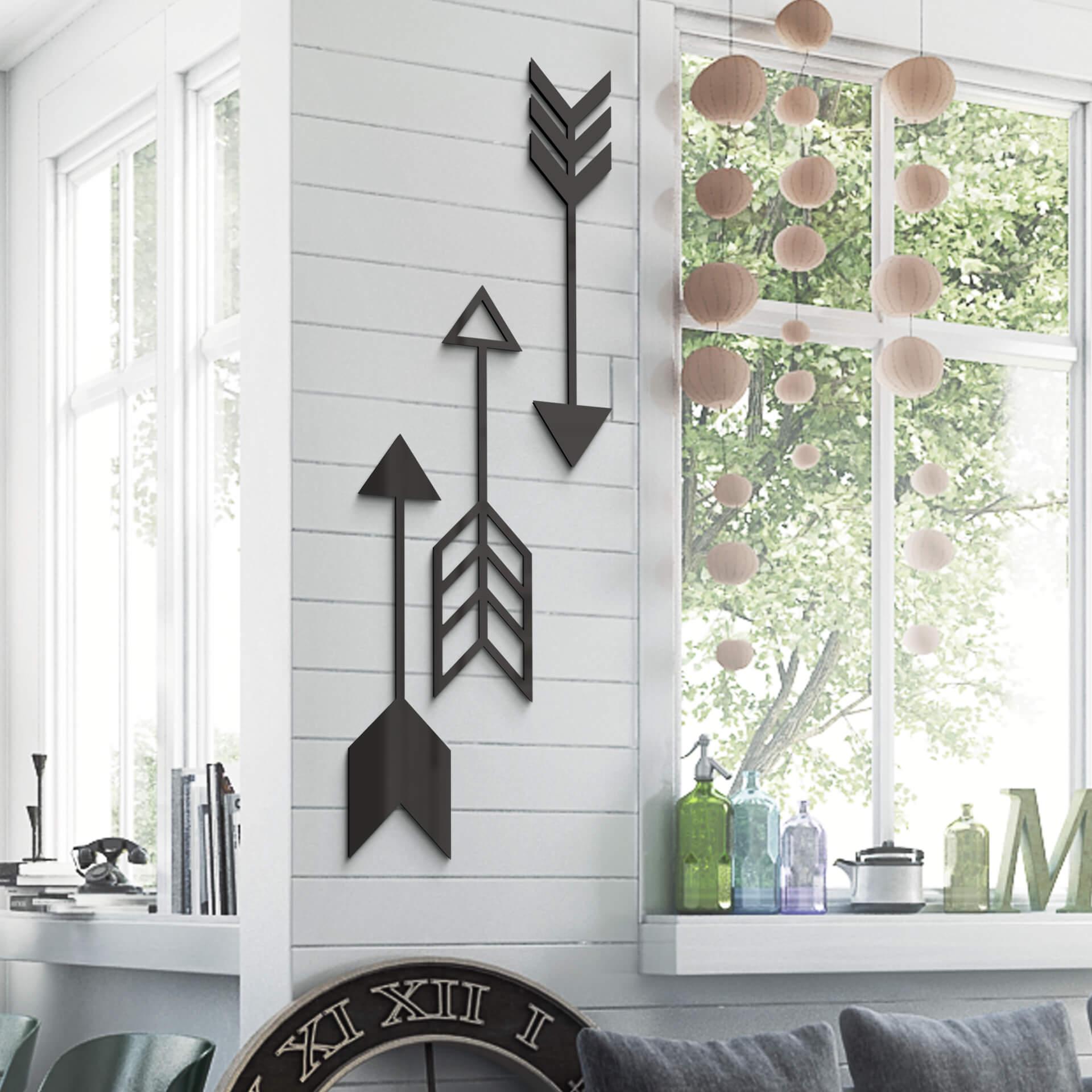 Flechas decorativas acrílicas (juego de 3)