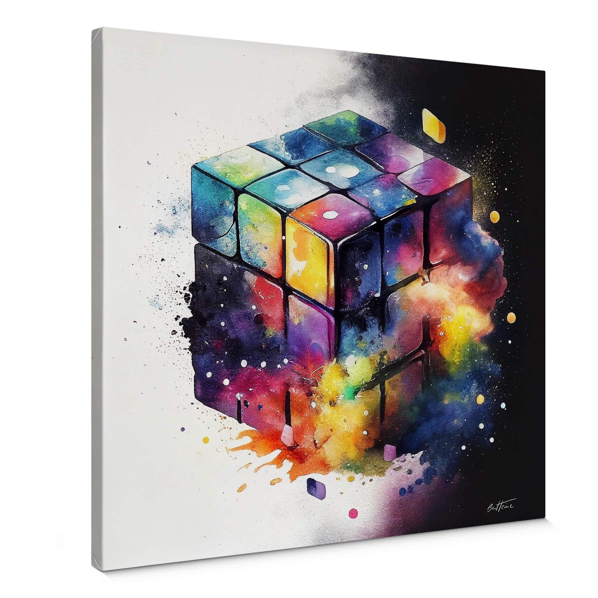 Lærredsprint - Heine - Magical Rubik's Cube