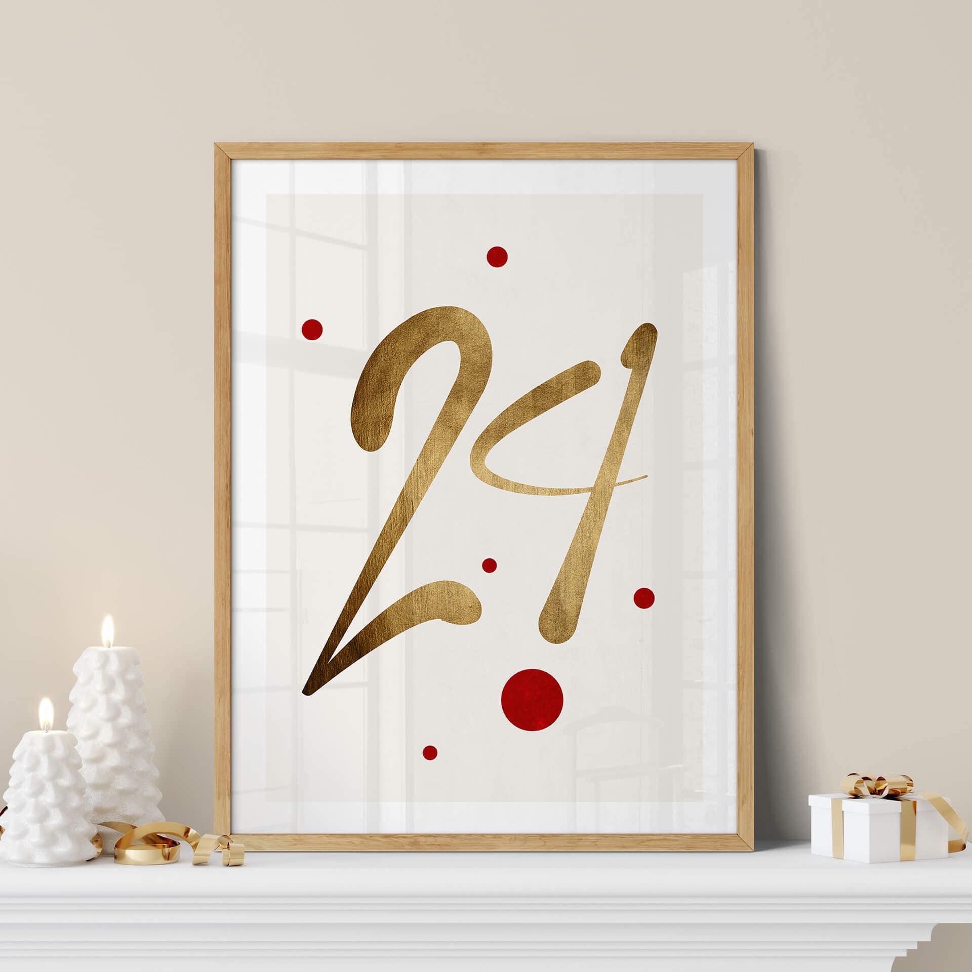Poster Kubustika - 24 dagen voor Kerst