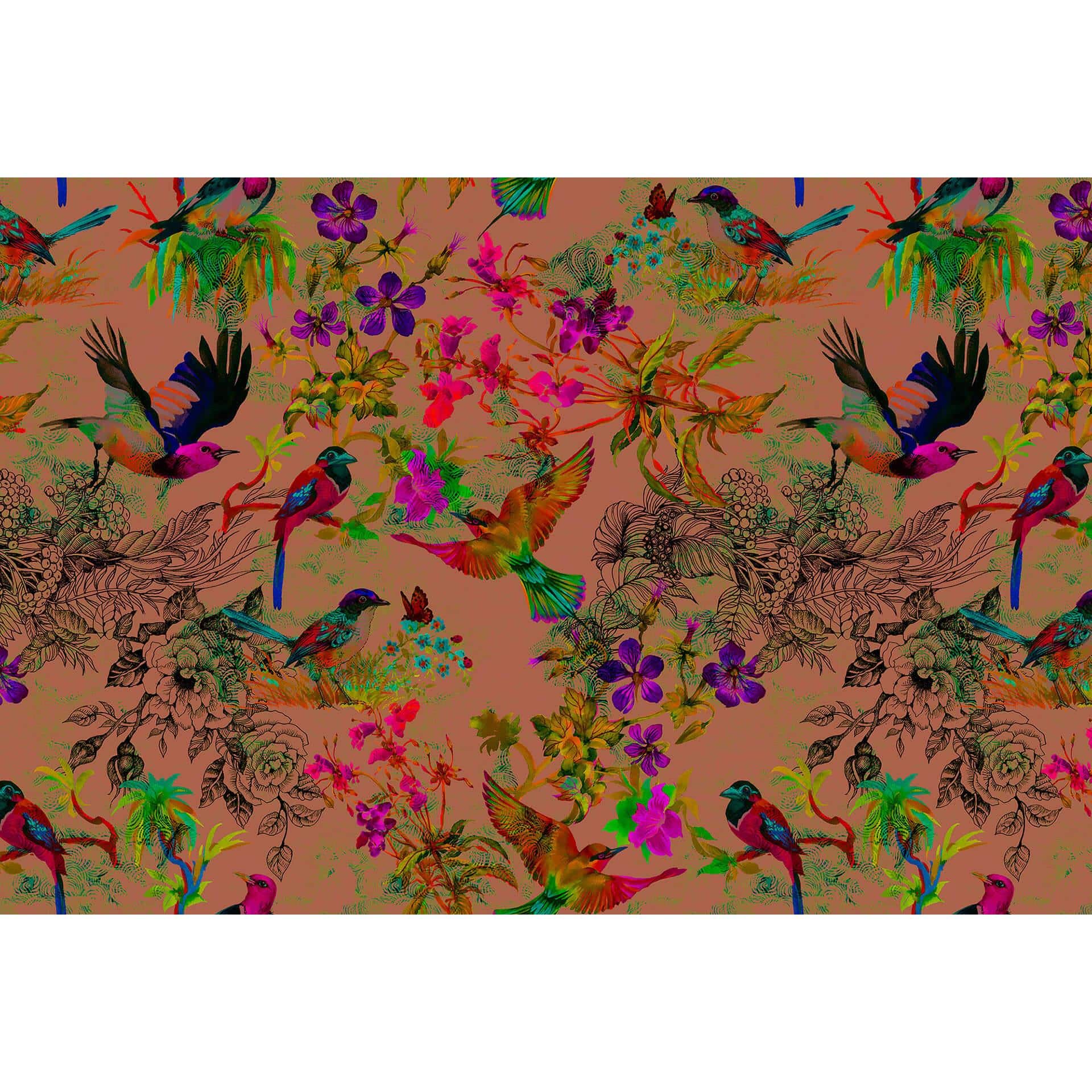 Livingwalls Fotobehang Walls by Patel funky birds 3