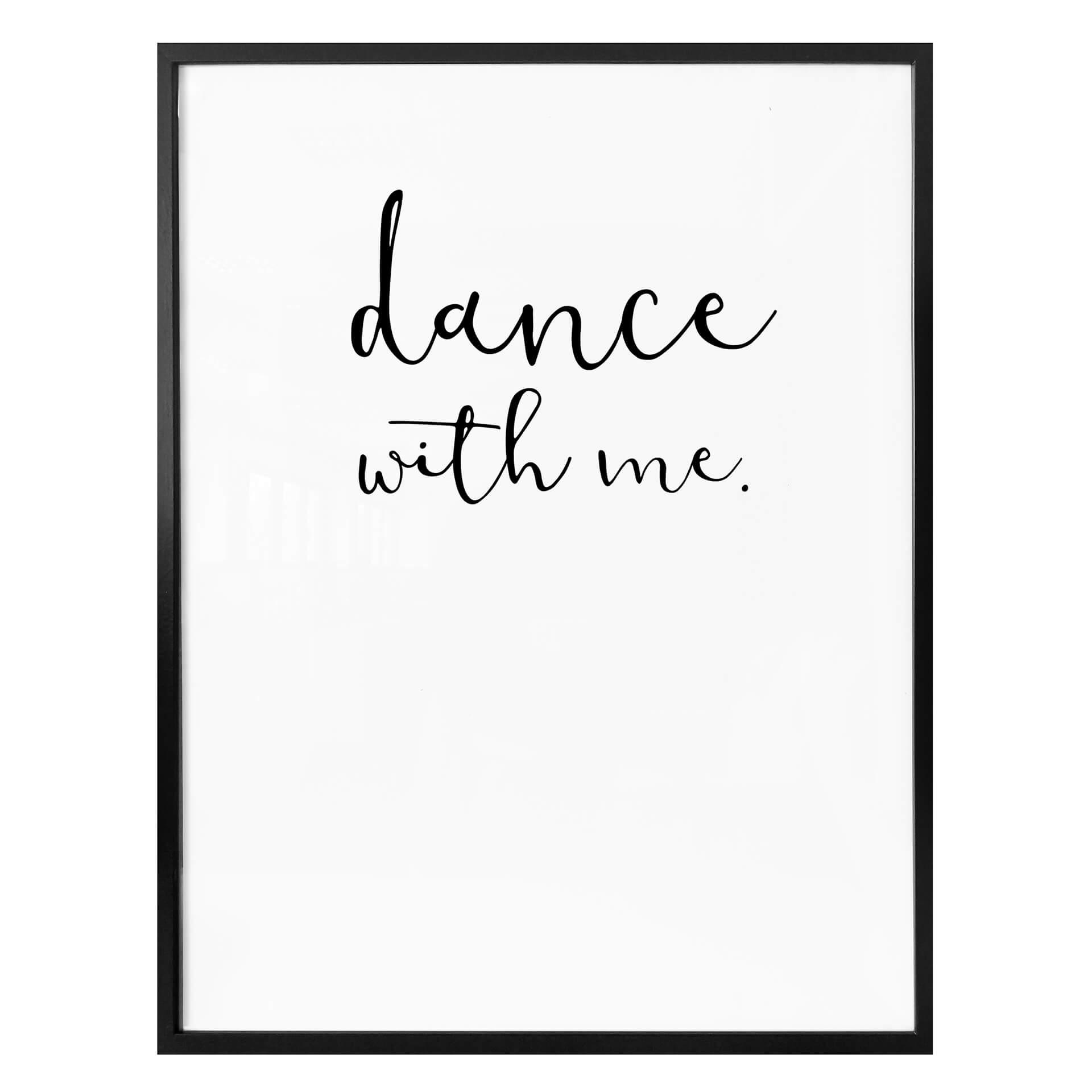 Póster Baila conmigo