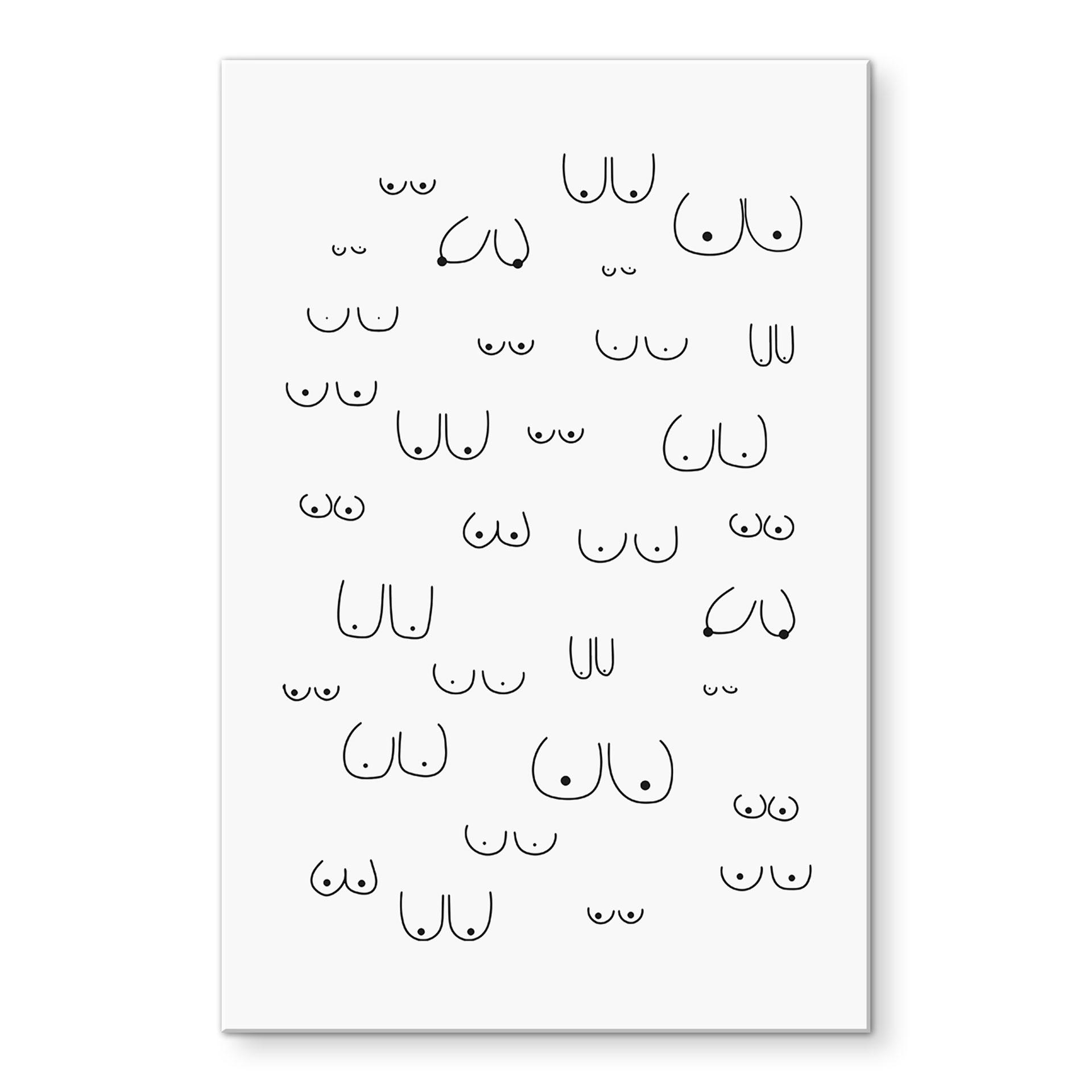 Akrylbillede Line Art - Mangfoldighed af kvindelighed - Kerr-Dineen