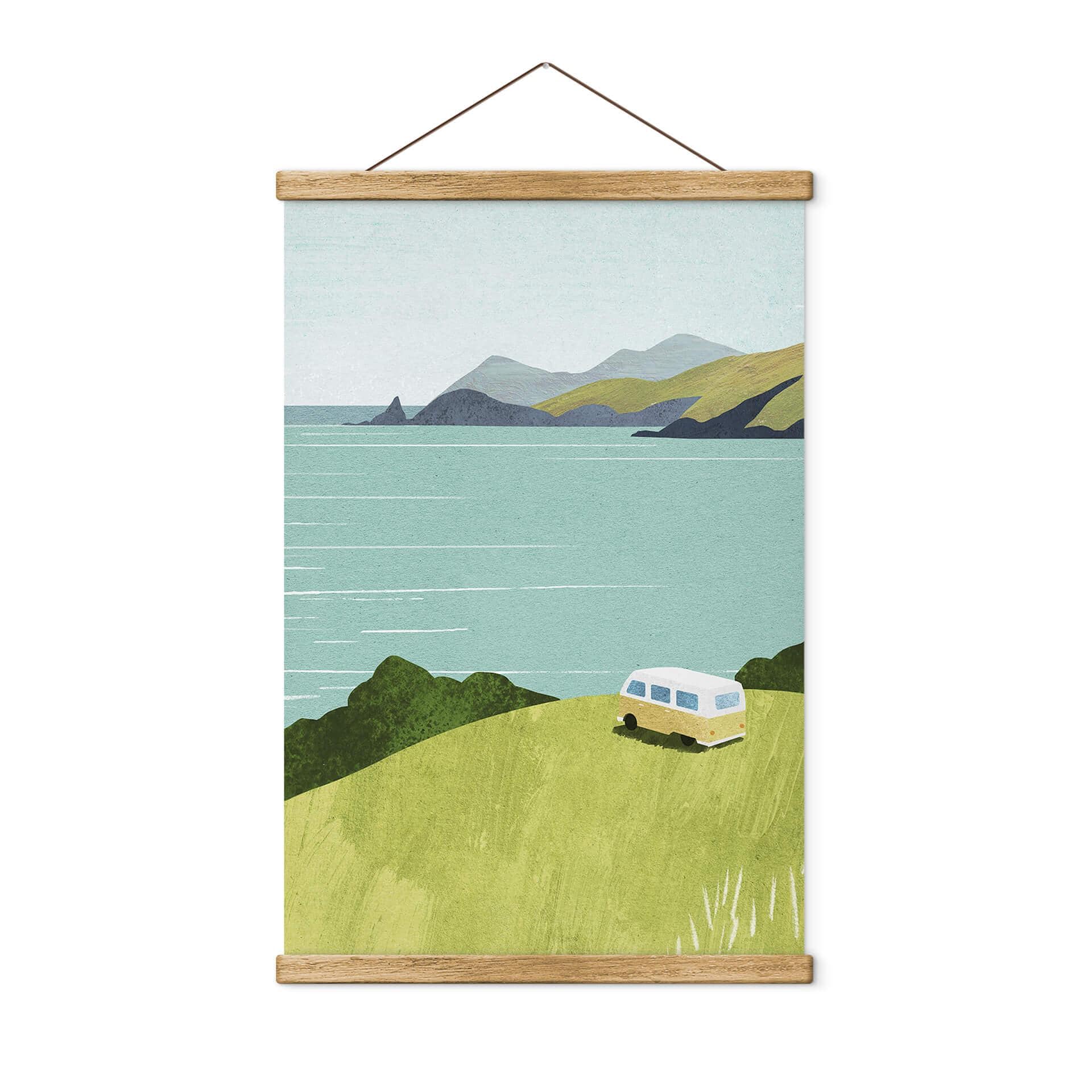 Tekstil plakat Riverse - Life on the Coast