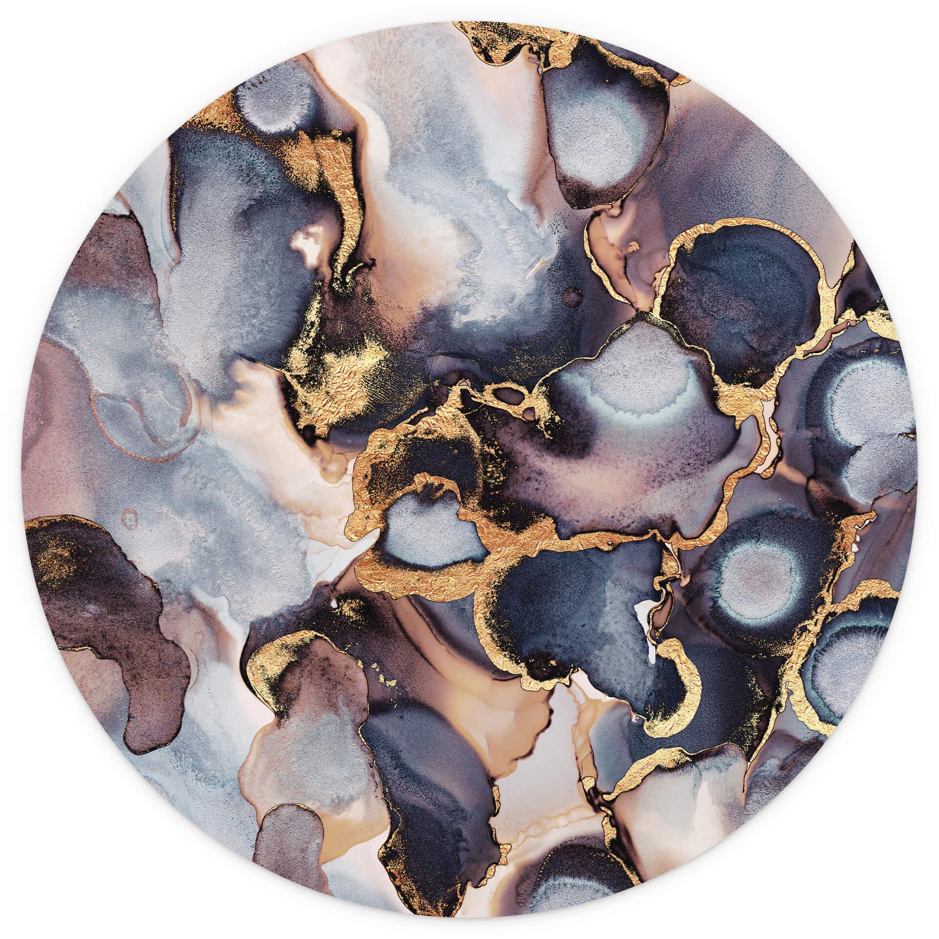 Behangcirkel Fredriksson - Pink and Gold - vliesbehang/zelfklevend vliesbehang