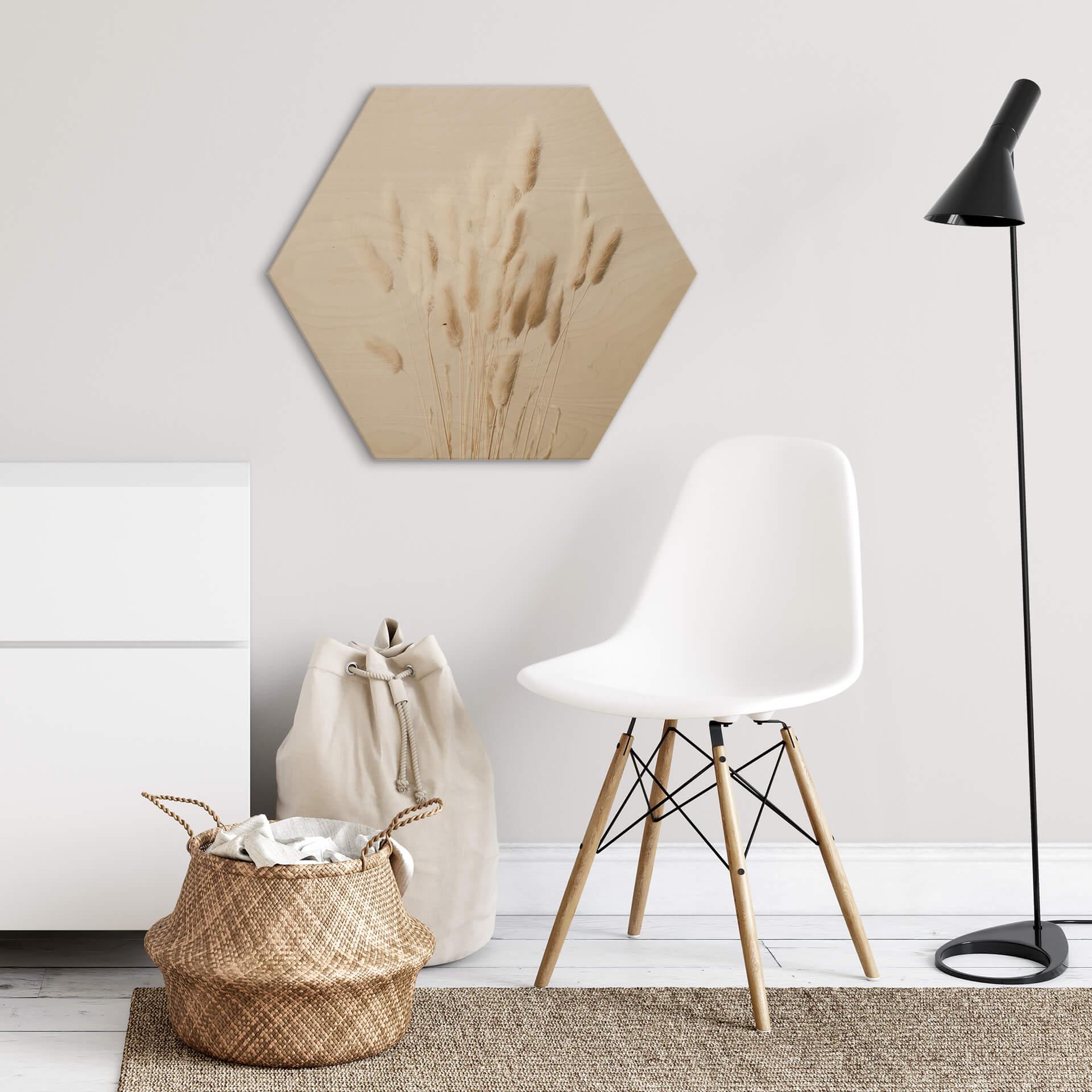 Esagono in legno 1X Studio - Erba