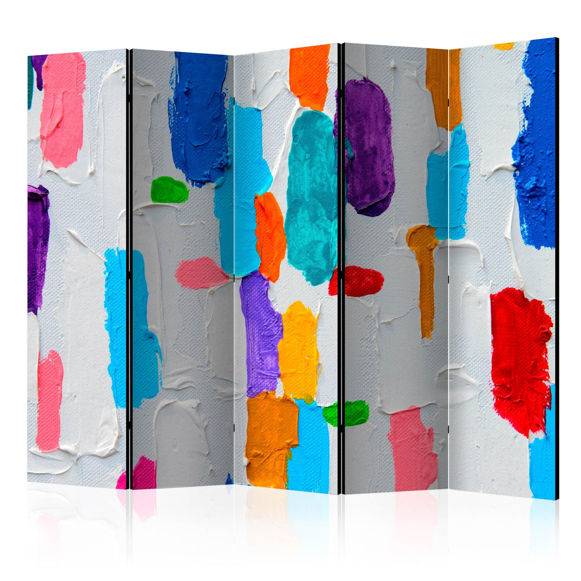 Parete divisoria - Sinfonia di colori, 3 pezzi