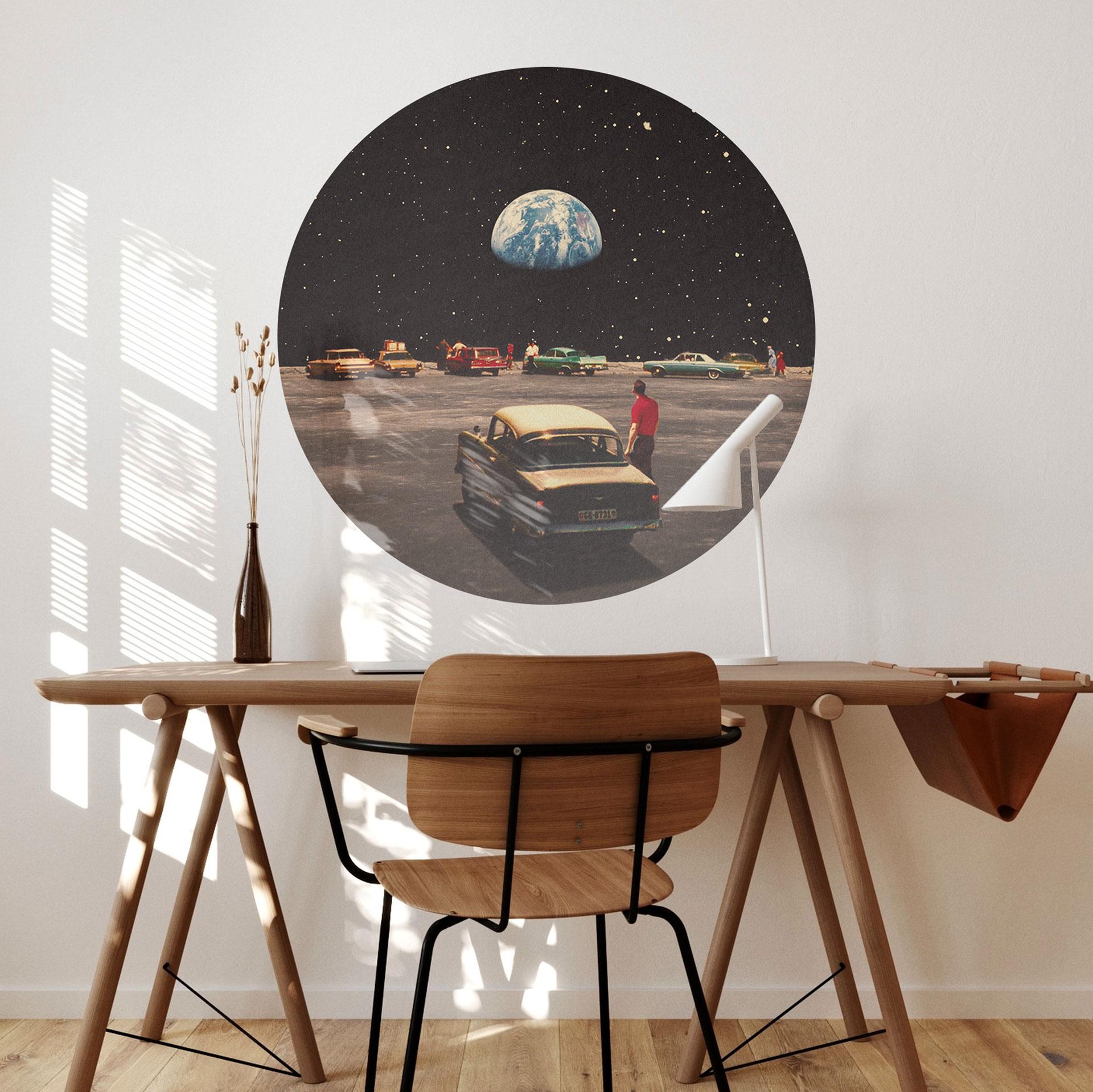 Wall Sticker Udsigt over jorden fra rummet - Taudalpoi