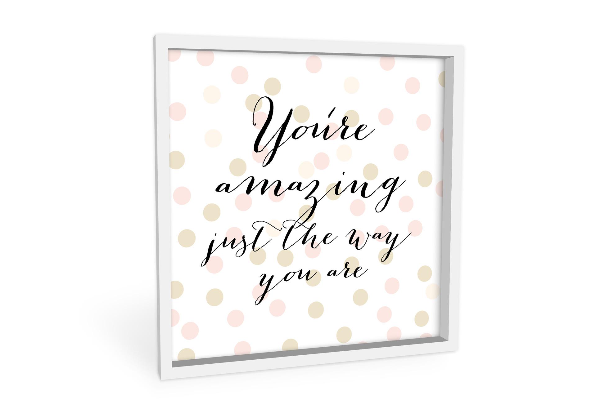 Wandbild Confetti & Cream - You are amazing