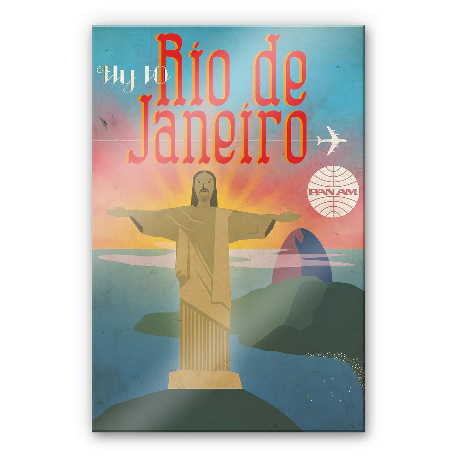 Akrylbillede Flyv til Rio de Janeiro