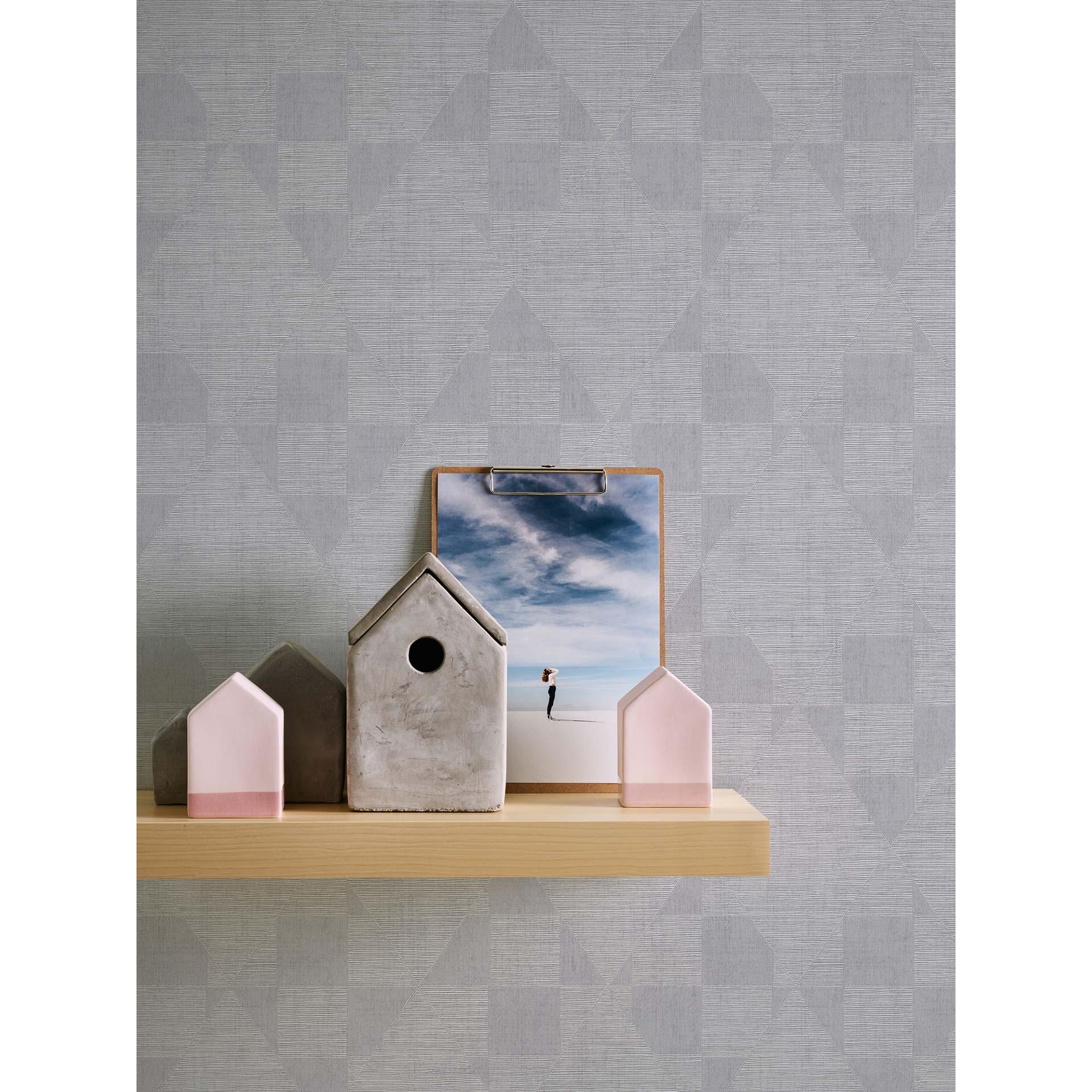 Livingwalls Titanium 3 - Geometrisch Vliesbehang