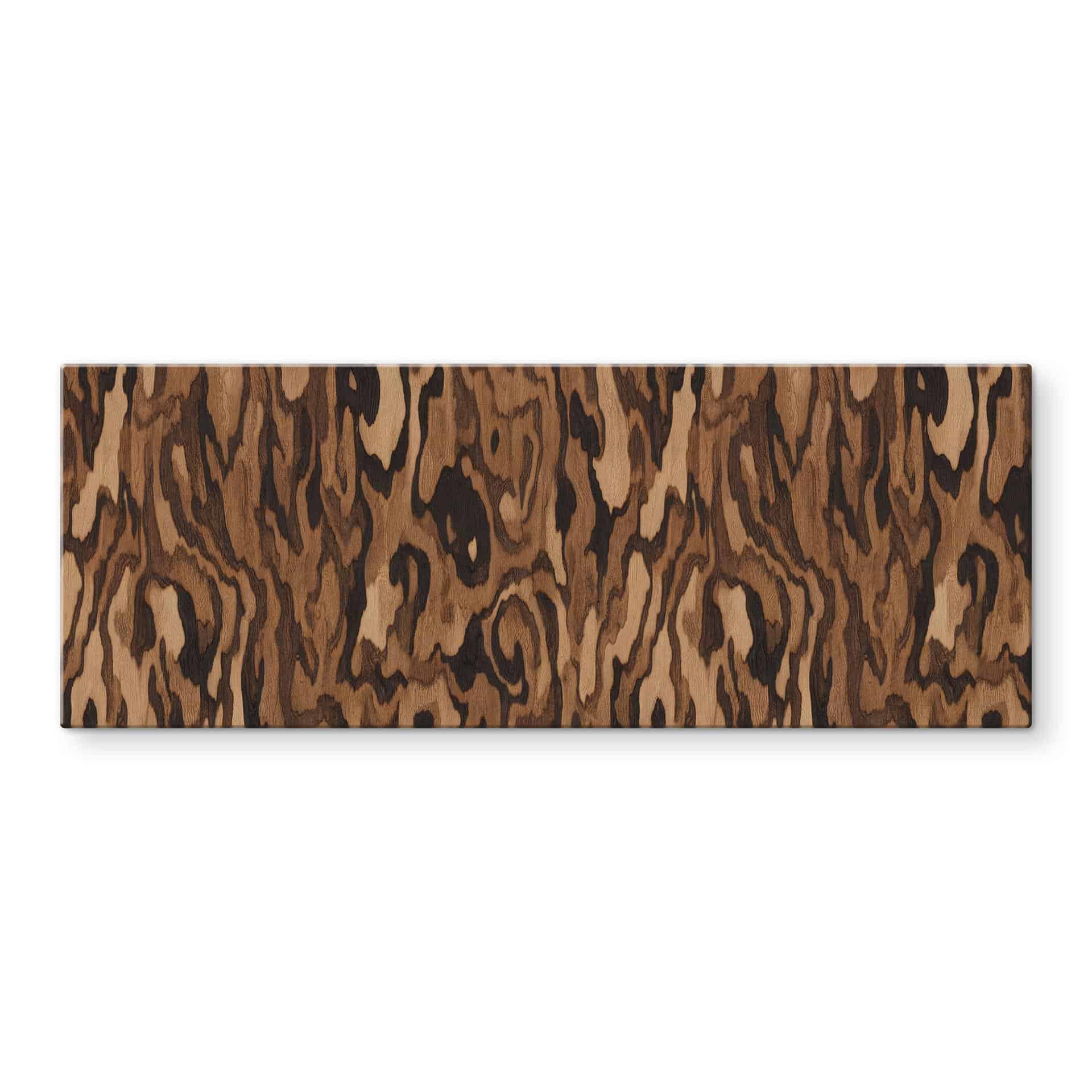 Pannello Paraschizzi Ettore Walnut - Venatura del Legno Astratta - Sir Edward x Grigory Gladarev - Panorama