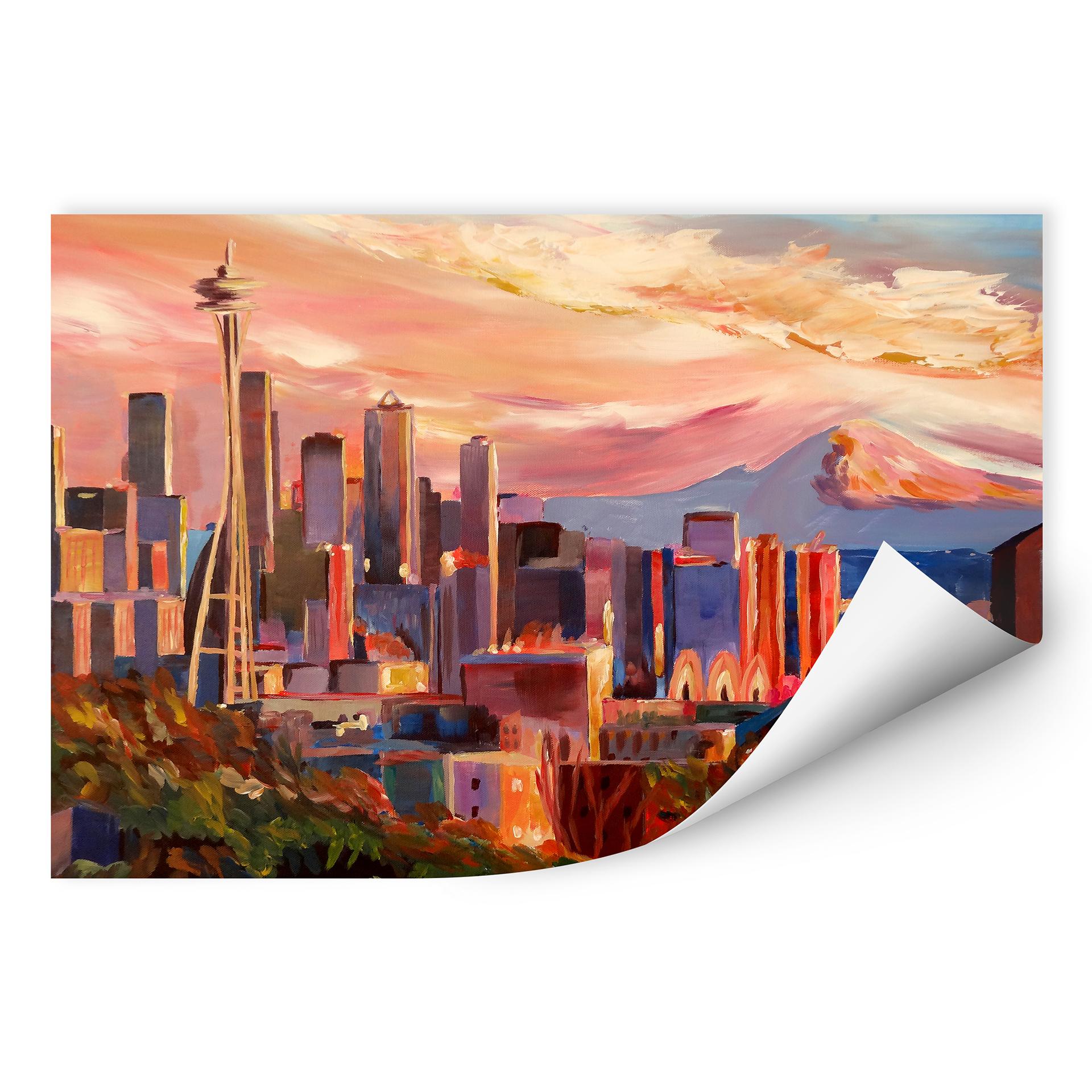 Muurprints Bleichner - Seattle