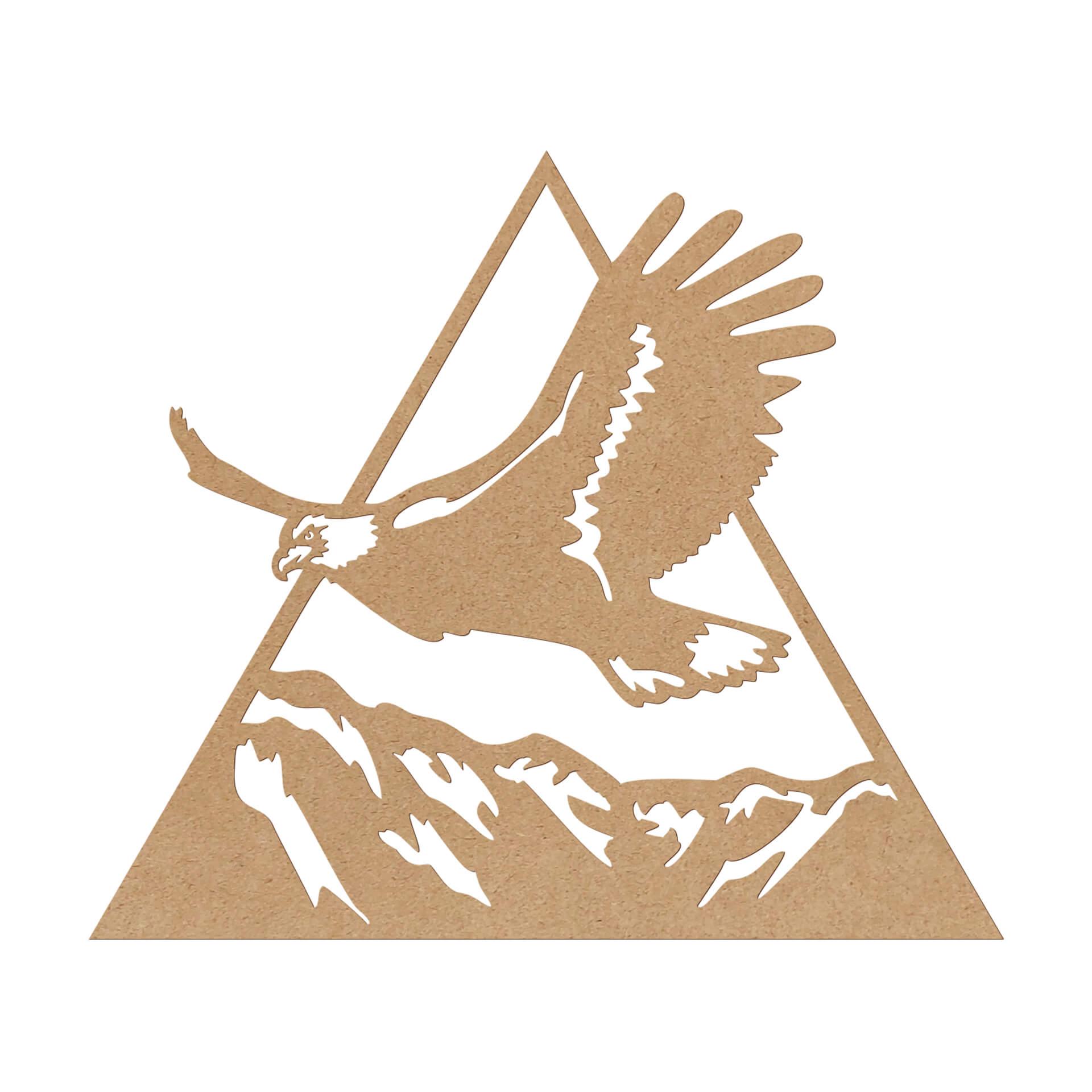 Decoro MDF Aquila sopra le montagne