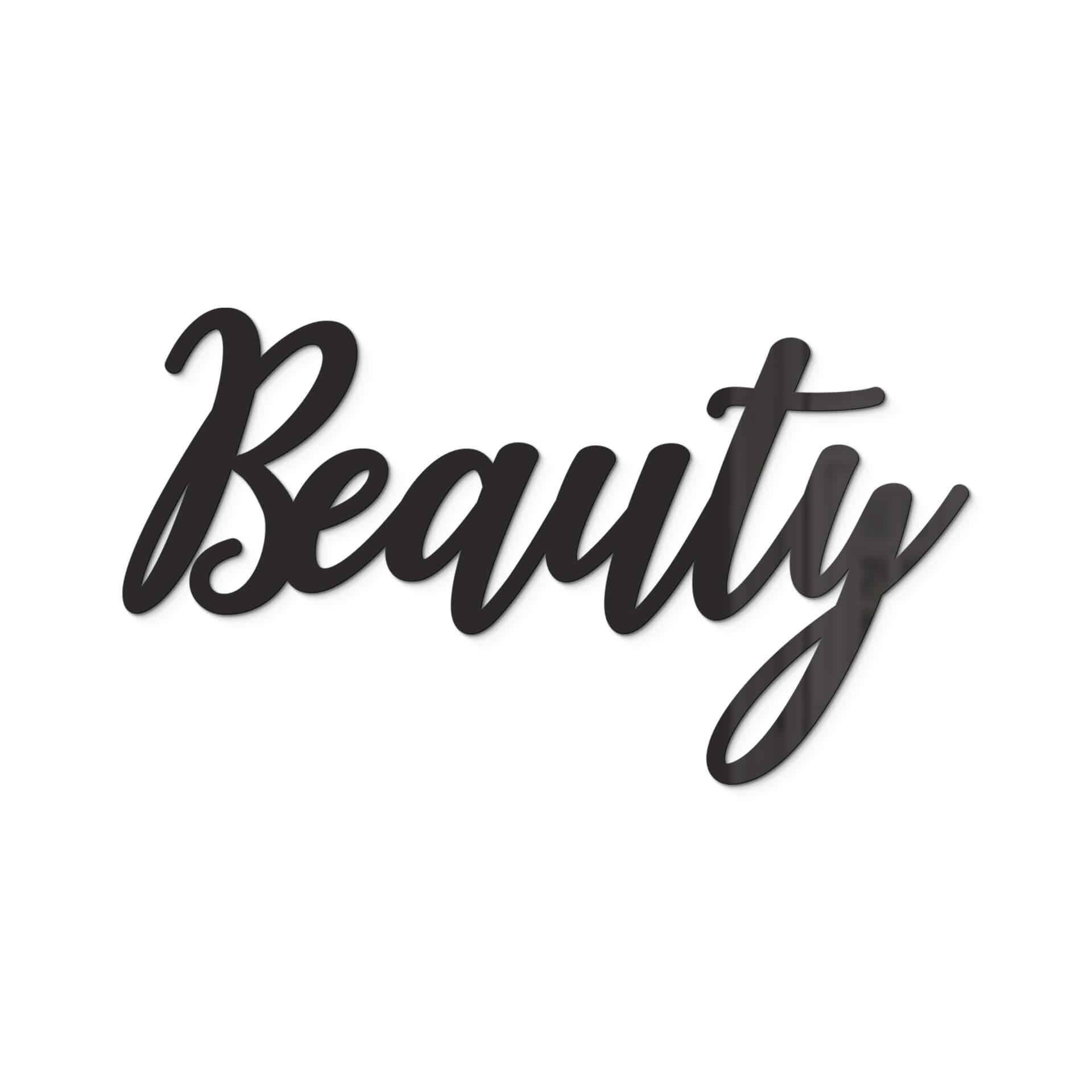 Letras acrílicas - Belleza
