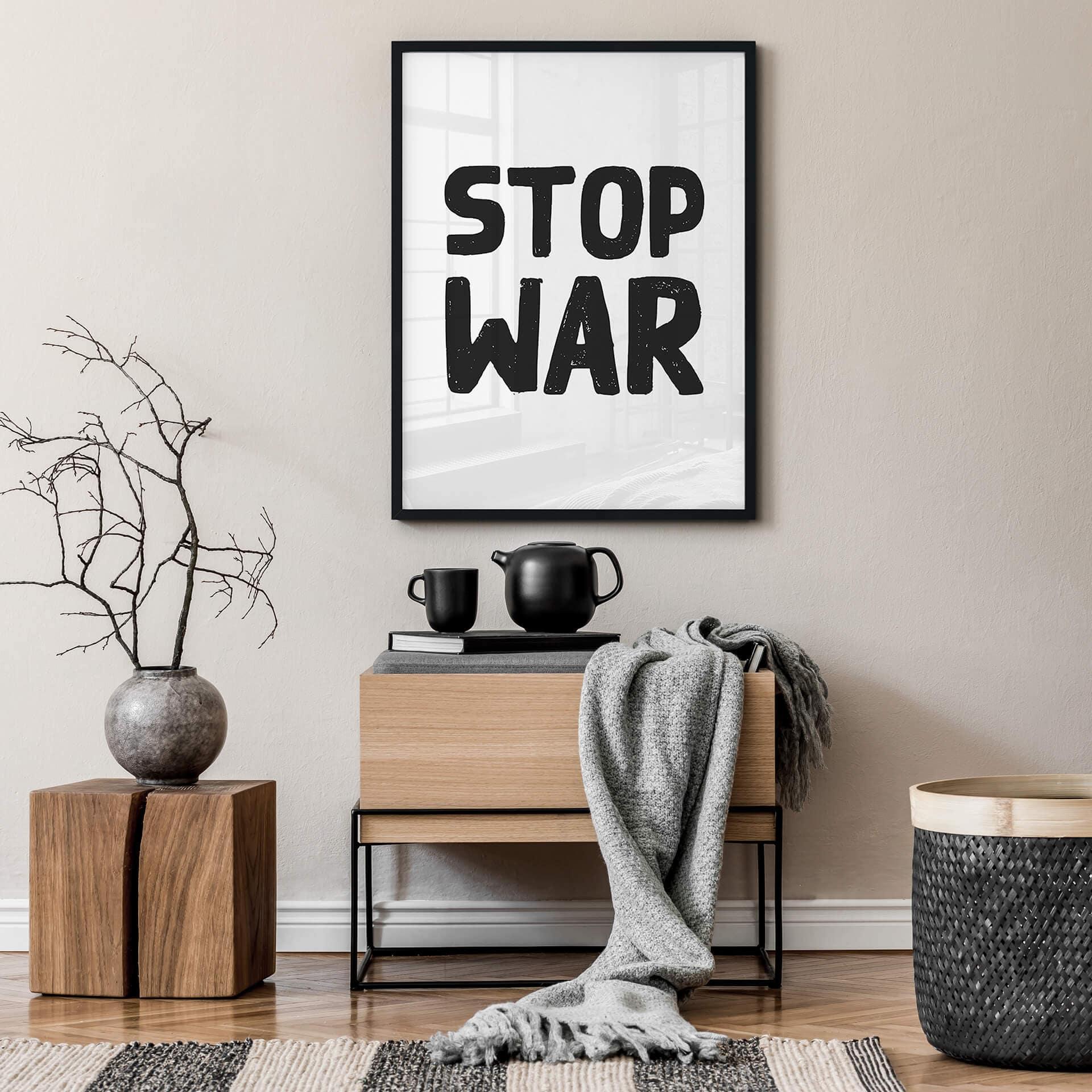 Plakat Stop War