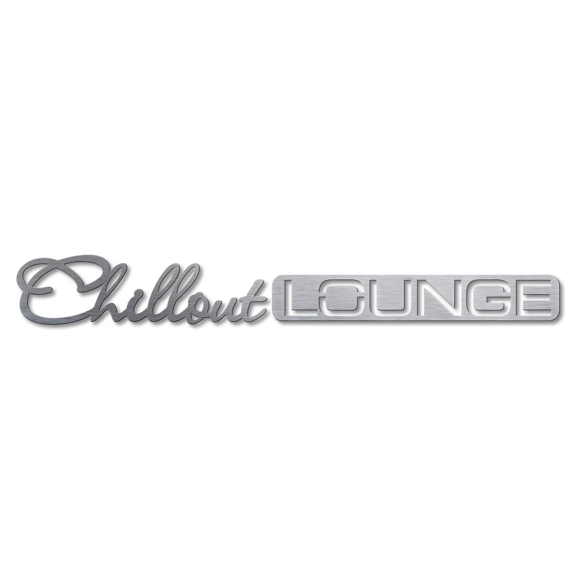 Lettere in Alu-Dibond - Chillout Lounge