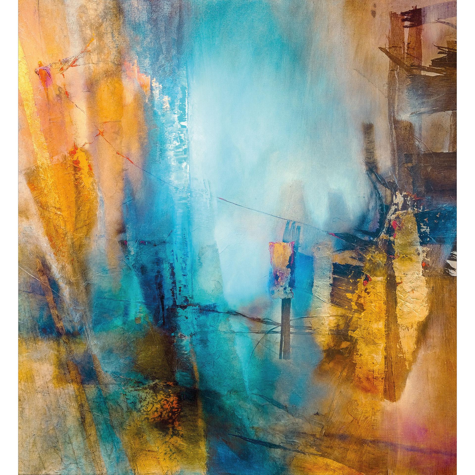 Fotobehang Abstract - Ver blauw licht - Schmucker