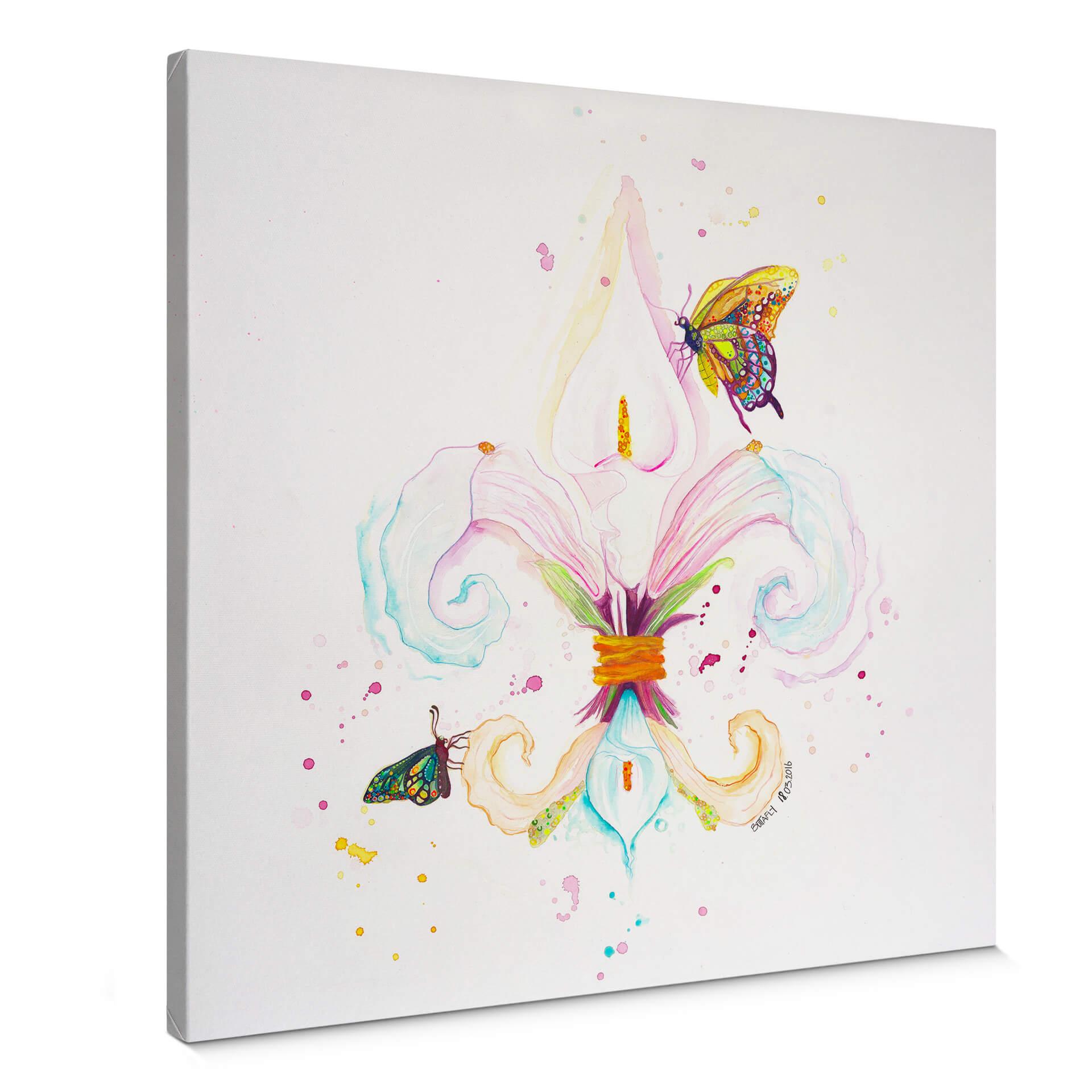 Canvasbild Buttafly - Fleur de Lil