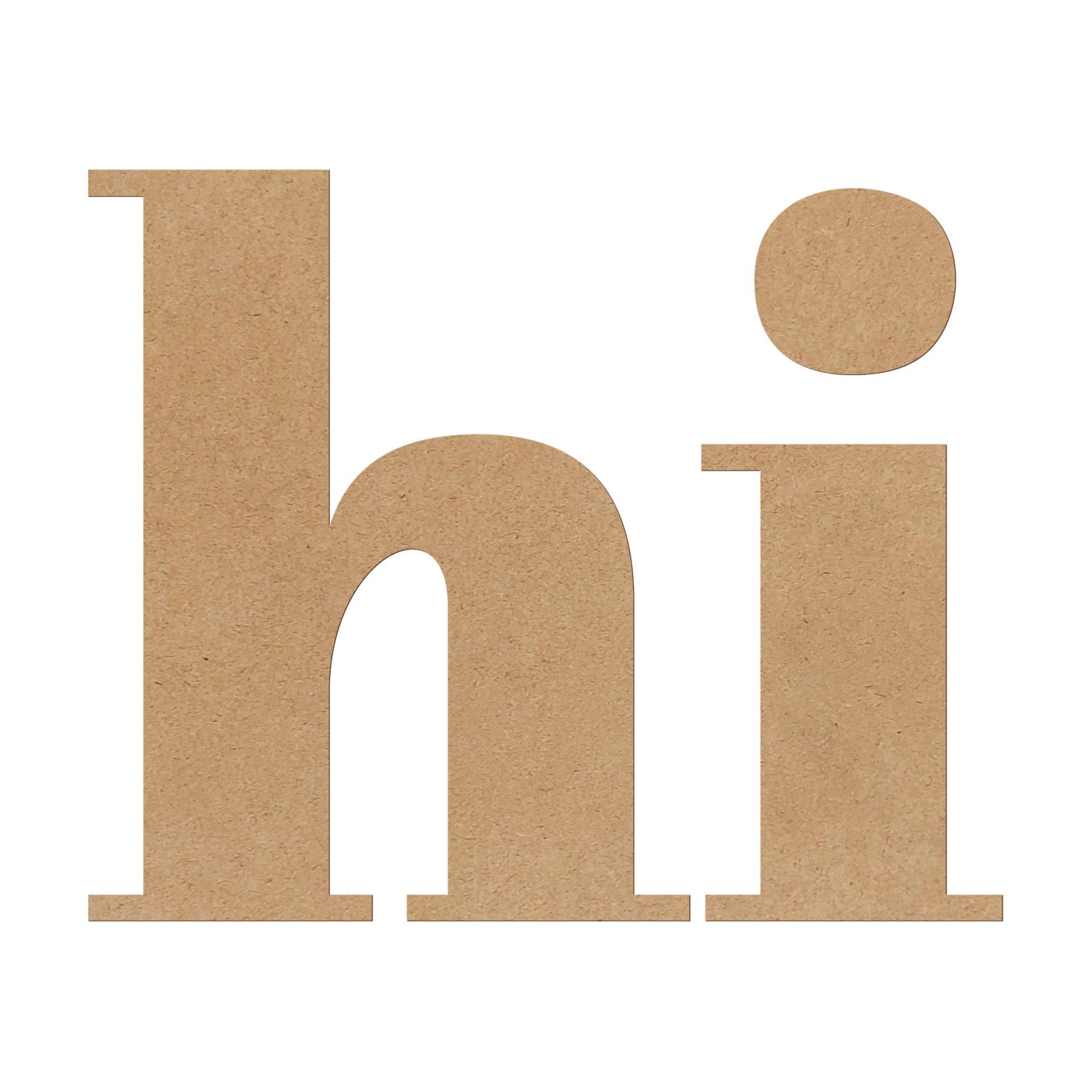 MDF-dekoration Hi