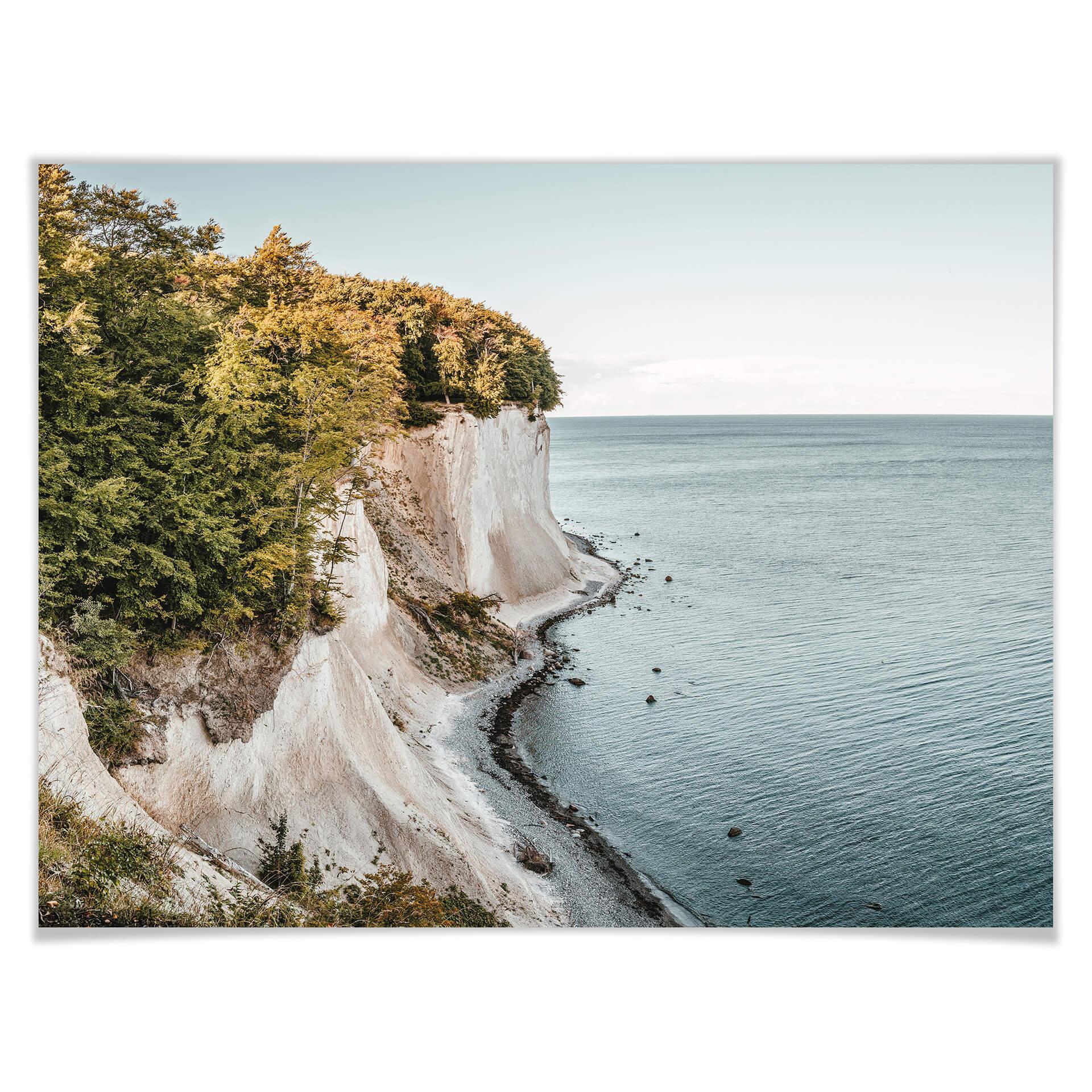 Póster Königsstuhl en Rügen