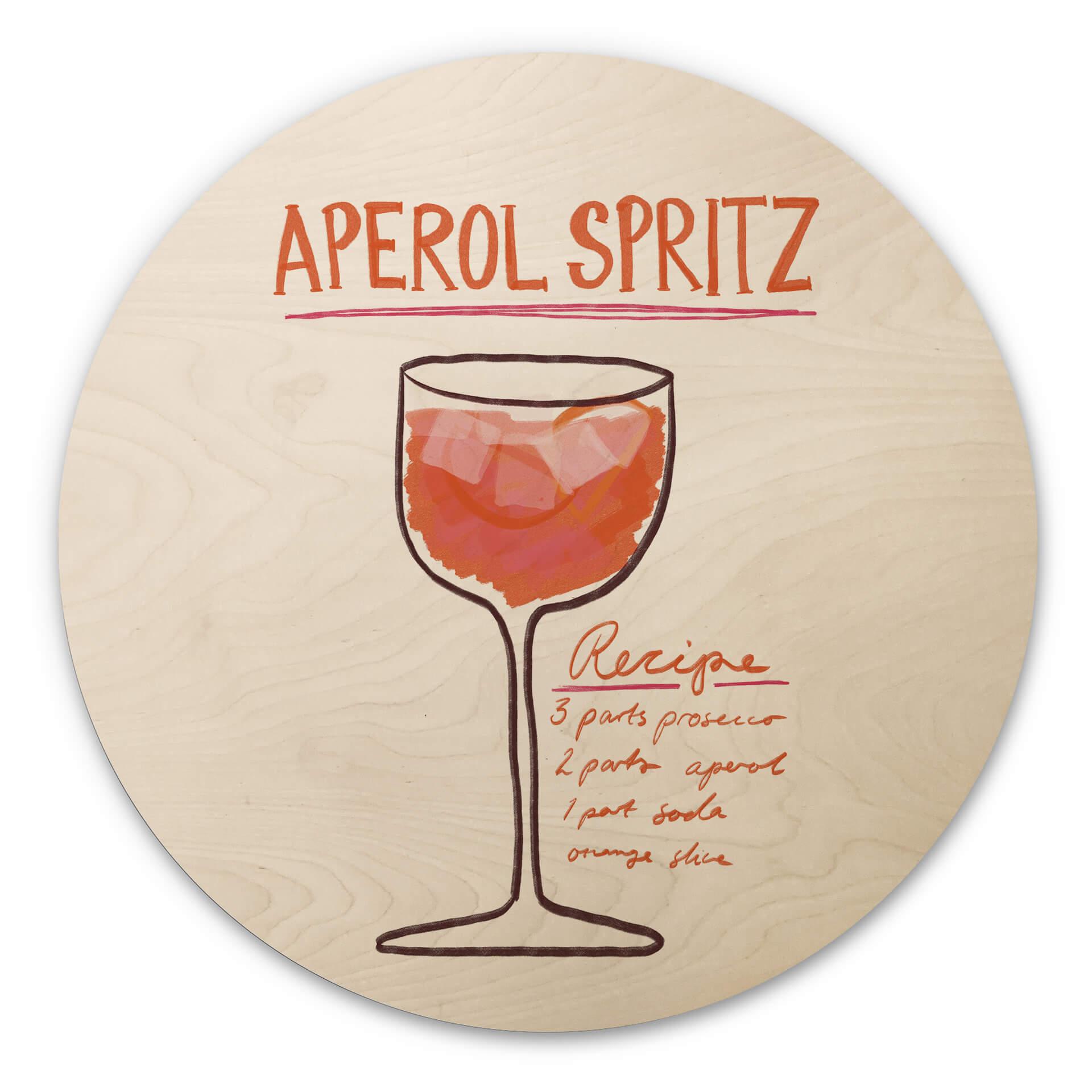 Billede af træ Fritsch - Aperol Spritz - Rund