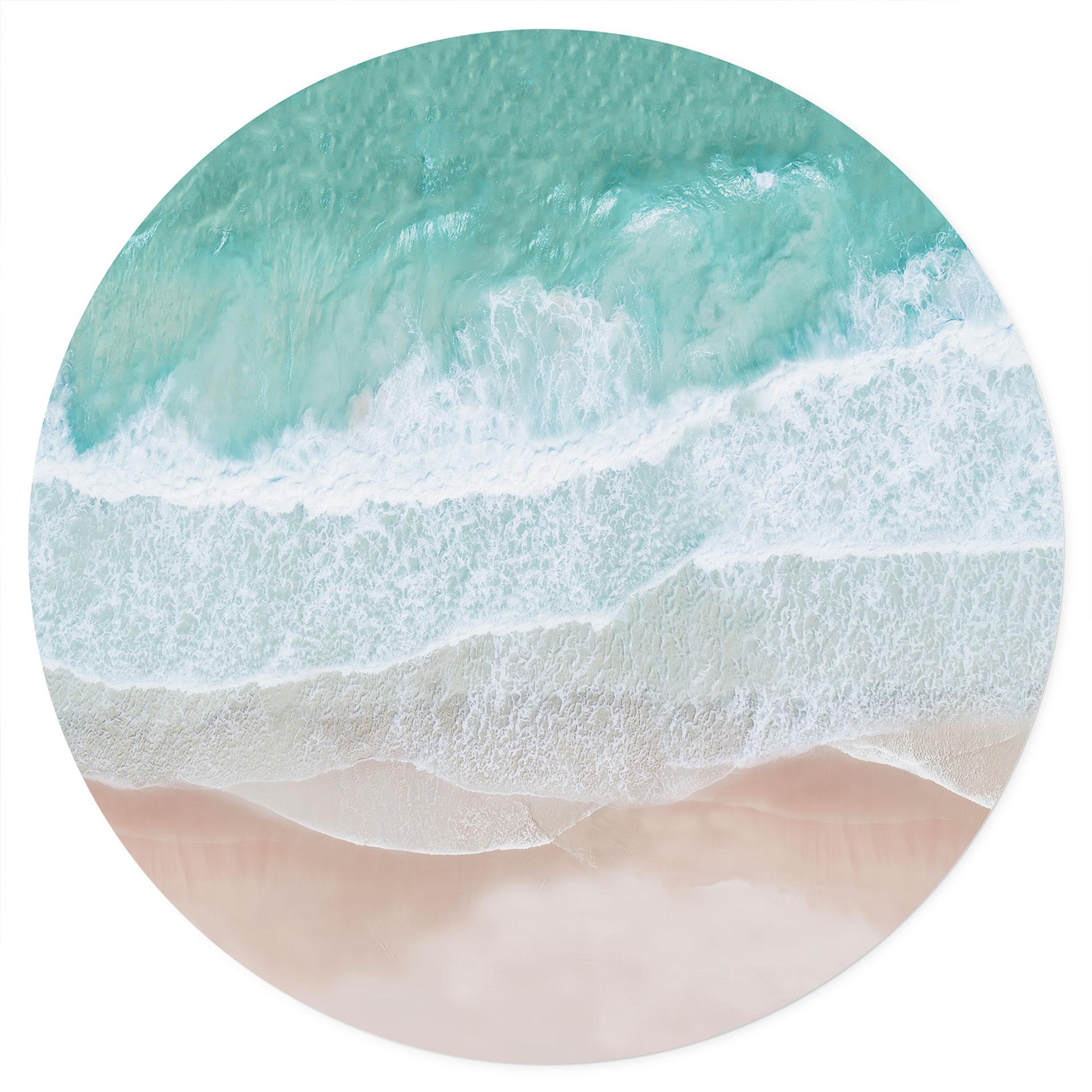 Vinilo decorativo Suaves olas en la playa - Sisi & Seb - Redondo