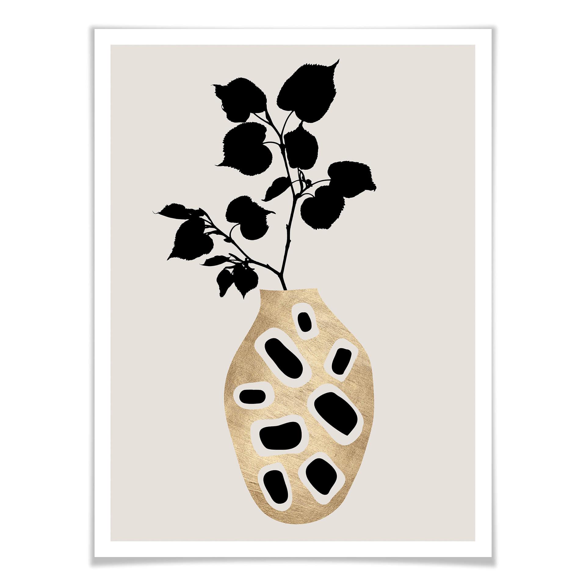 Plakat Kubistika - botaniczna martwa natura