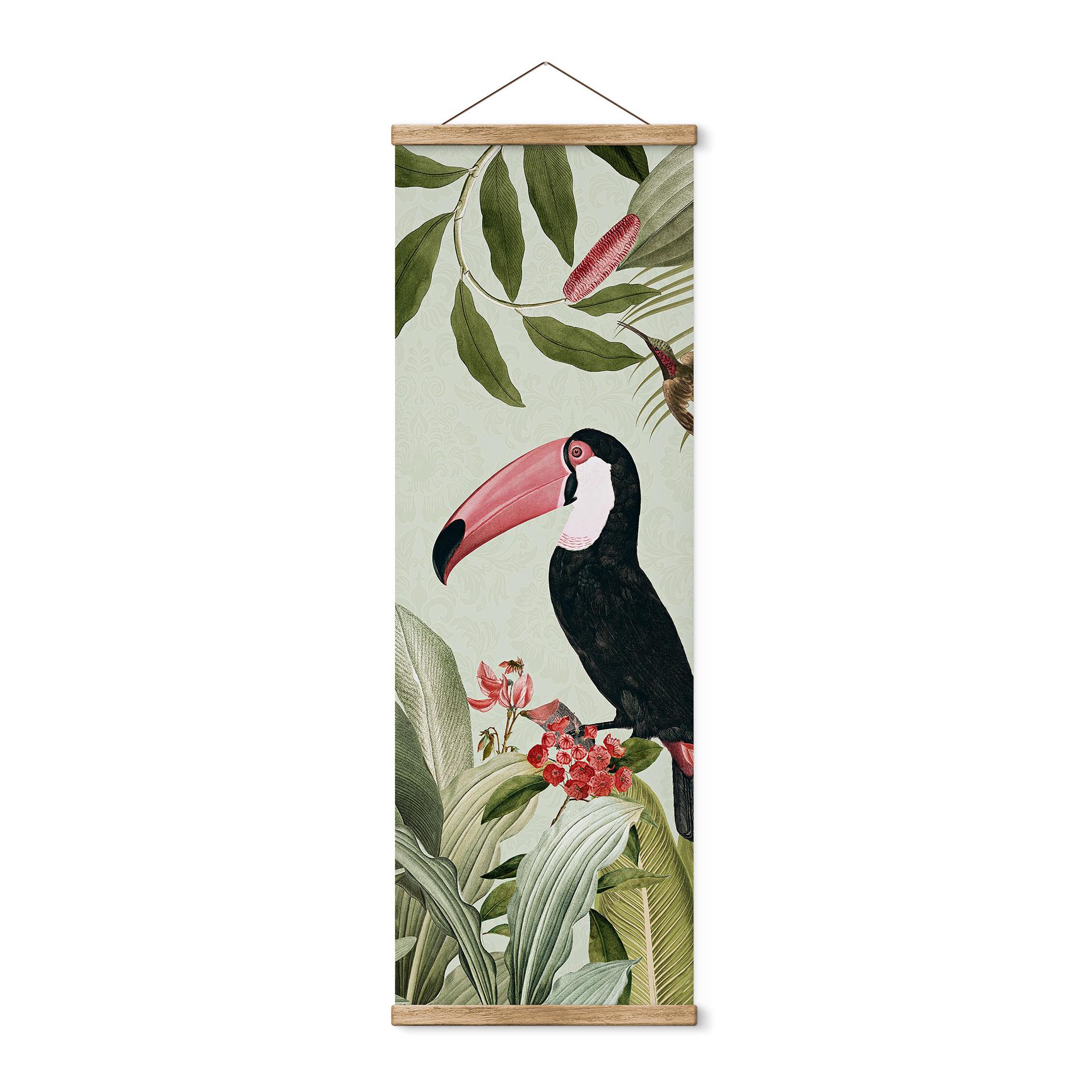Tekstil plakat Tukan i et jungleparadis - UN Designs