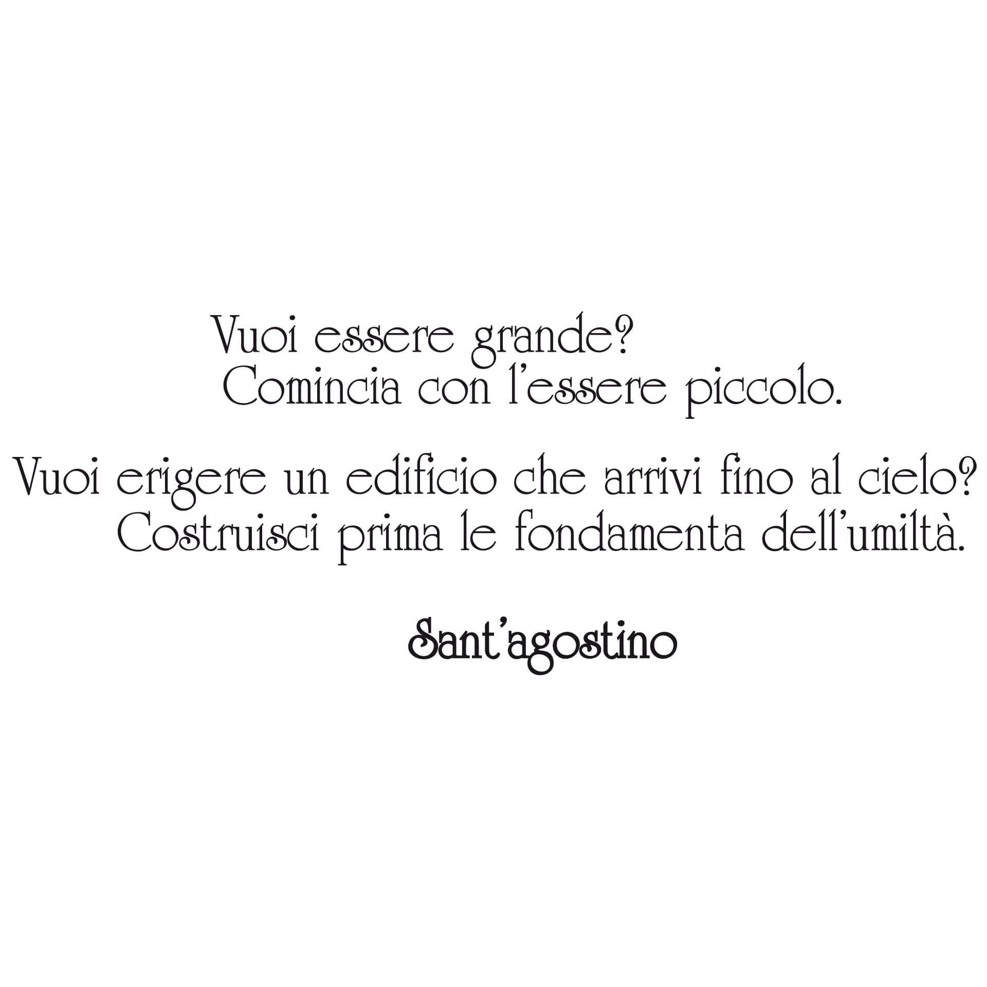 Adesivo murale - Vuoi essere grande?
