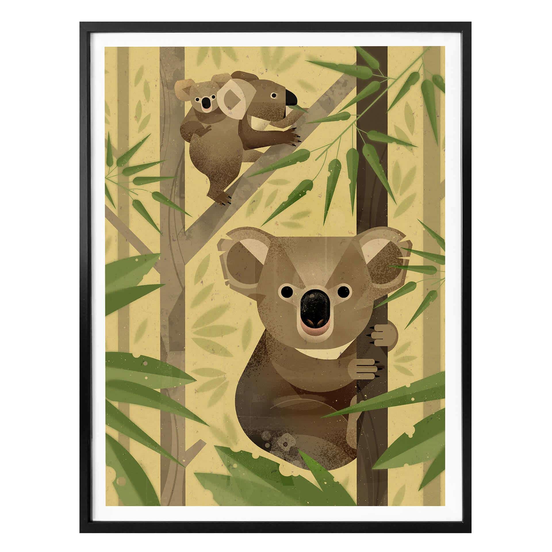 Poster Brun - Koala