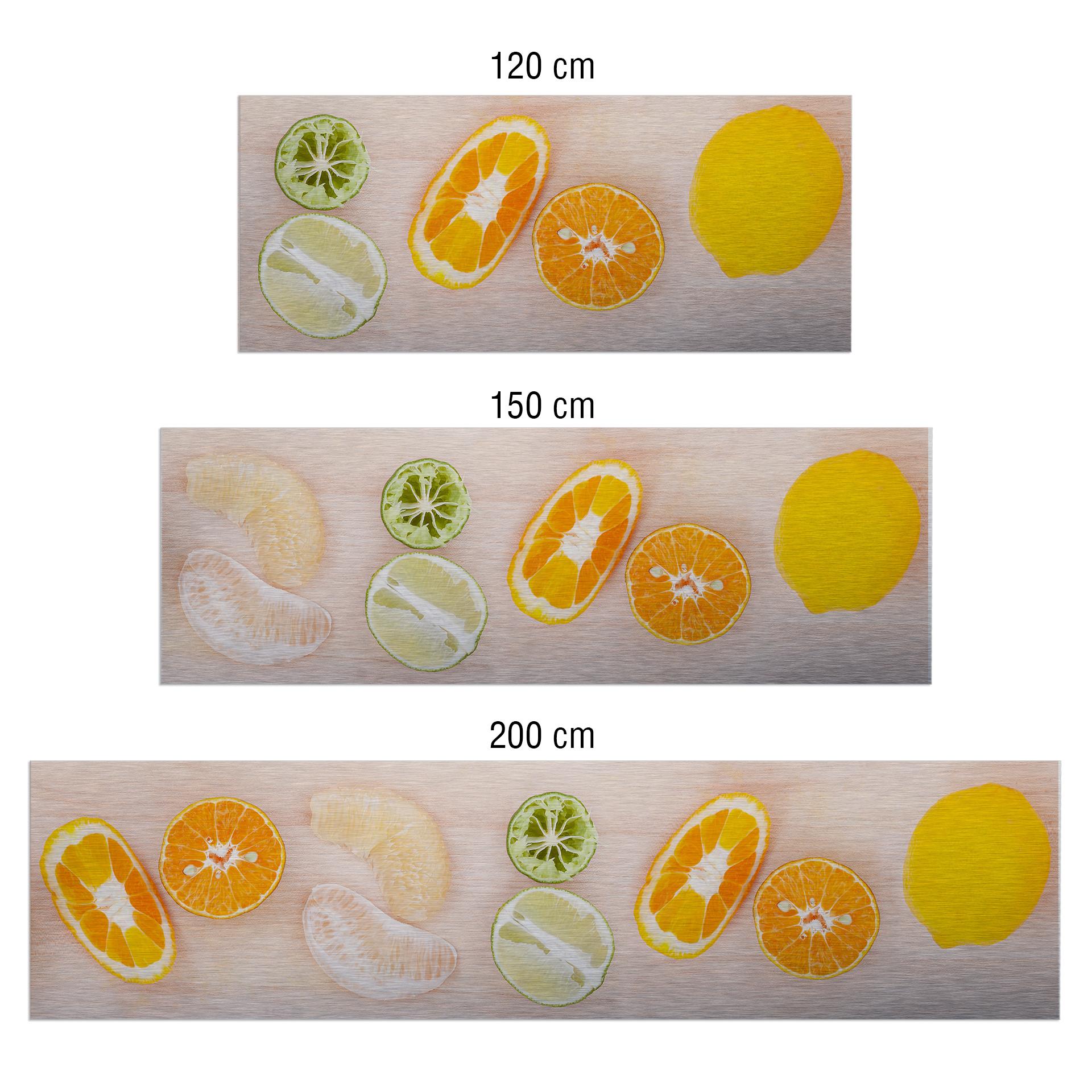 Rivestimento cucina - Alu-Dibond argentato - Ricetta per la limonata