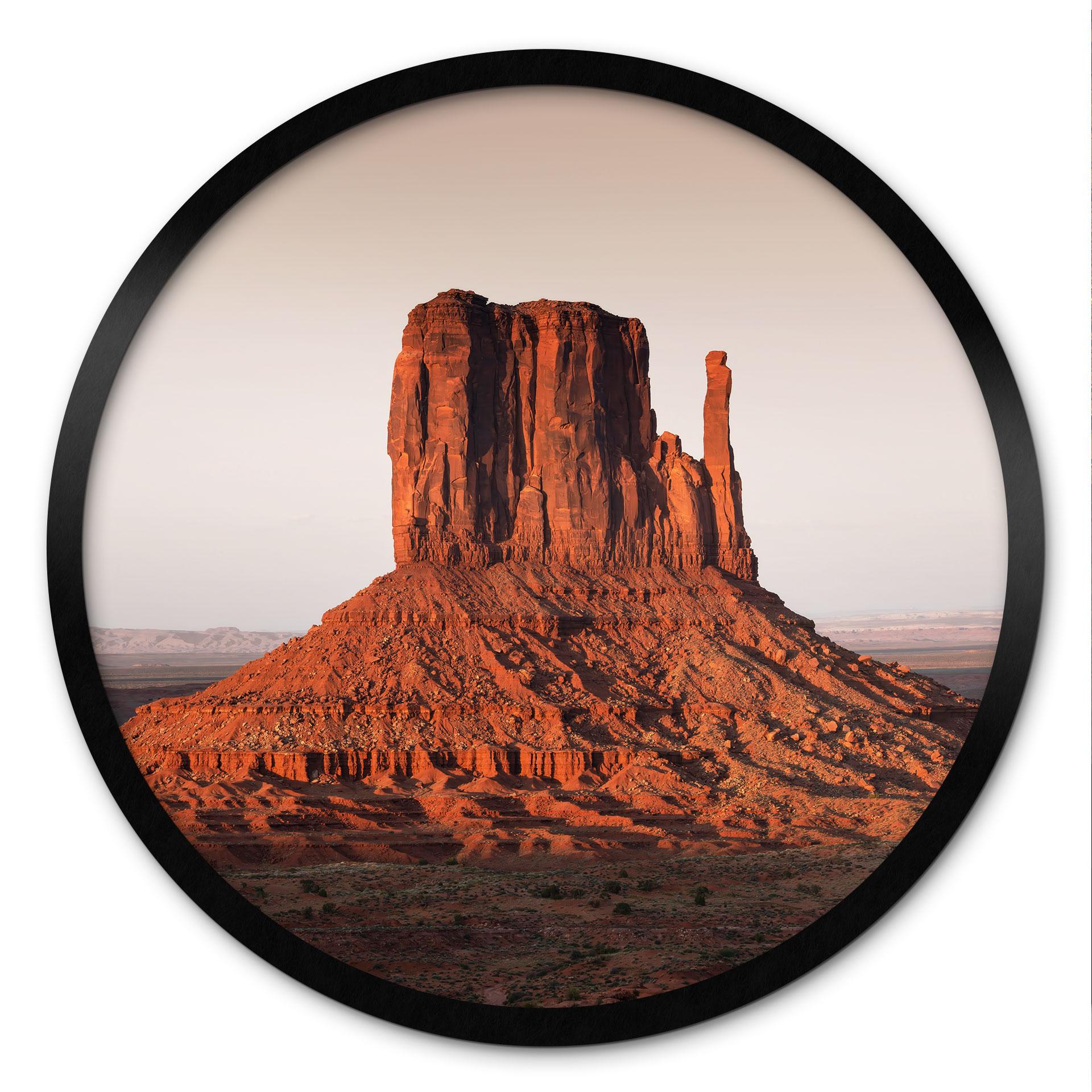 Plakat klippeformation i Monument Valley - Hugonnard - Round