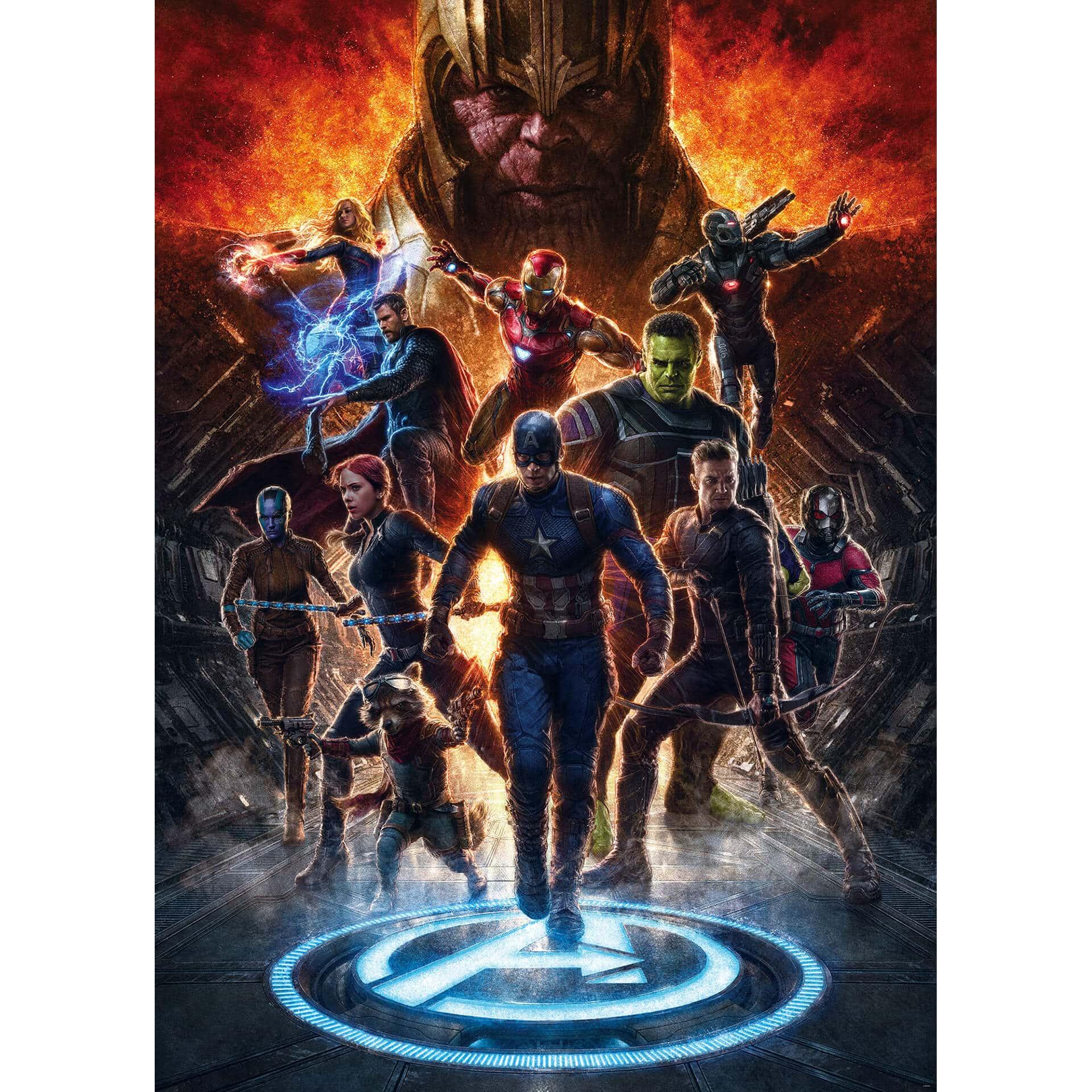 Vliesbehang - Avengers vs Thanos - 200 x 280 cm