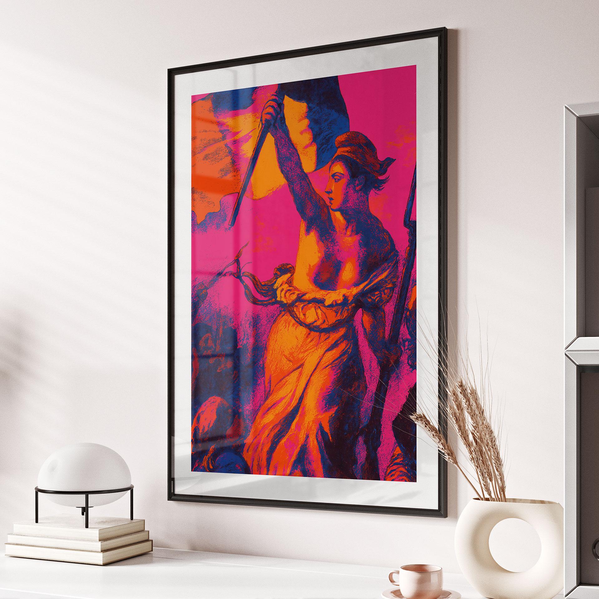 Plakat for frihedskæmpere i popkunst - Treechild