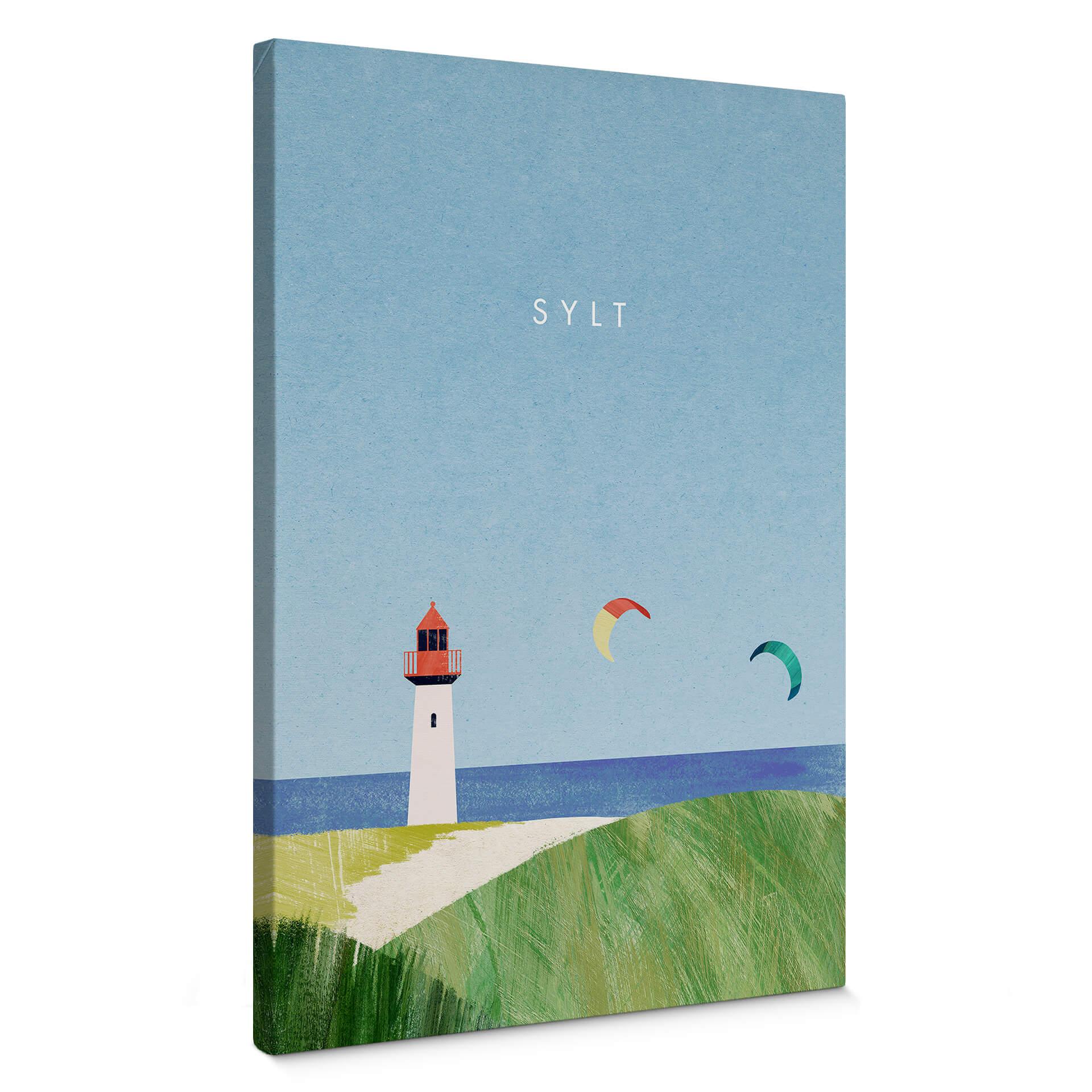 Lærredsprint - Rivers - Sylt