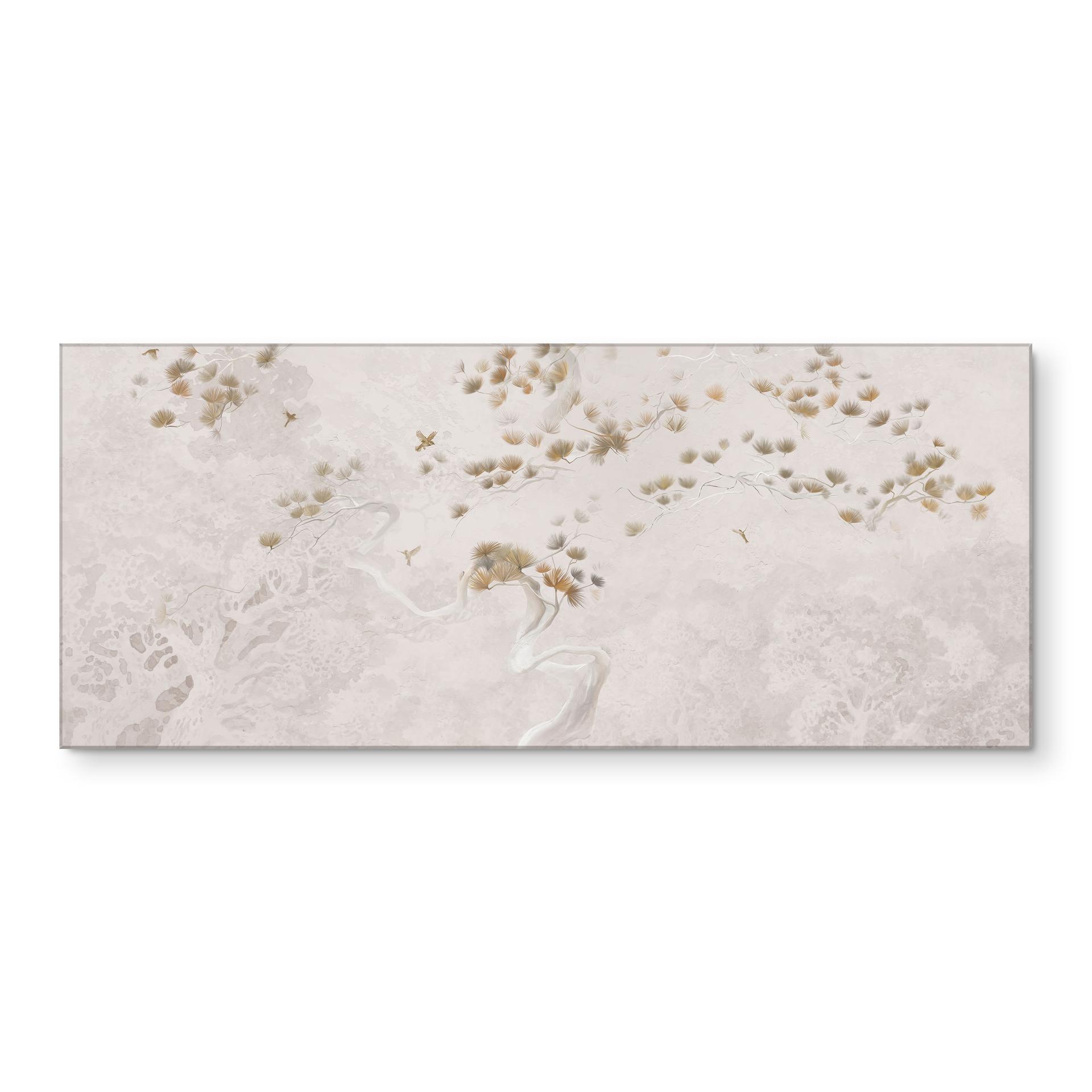 Keukenachterwand Elegant grenen in Aziatische stijl - Ms Tiff