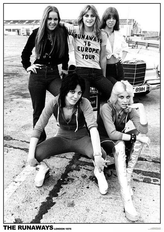 Plakat The Runaways - London 1976, plakat (59,4 x 84,1 cm)