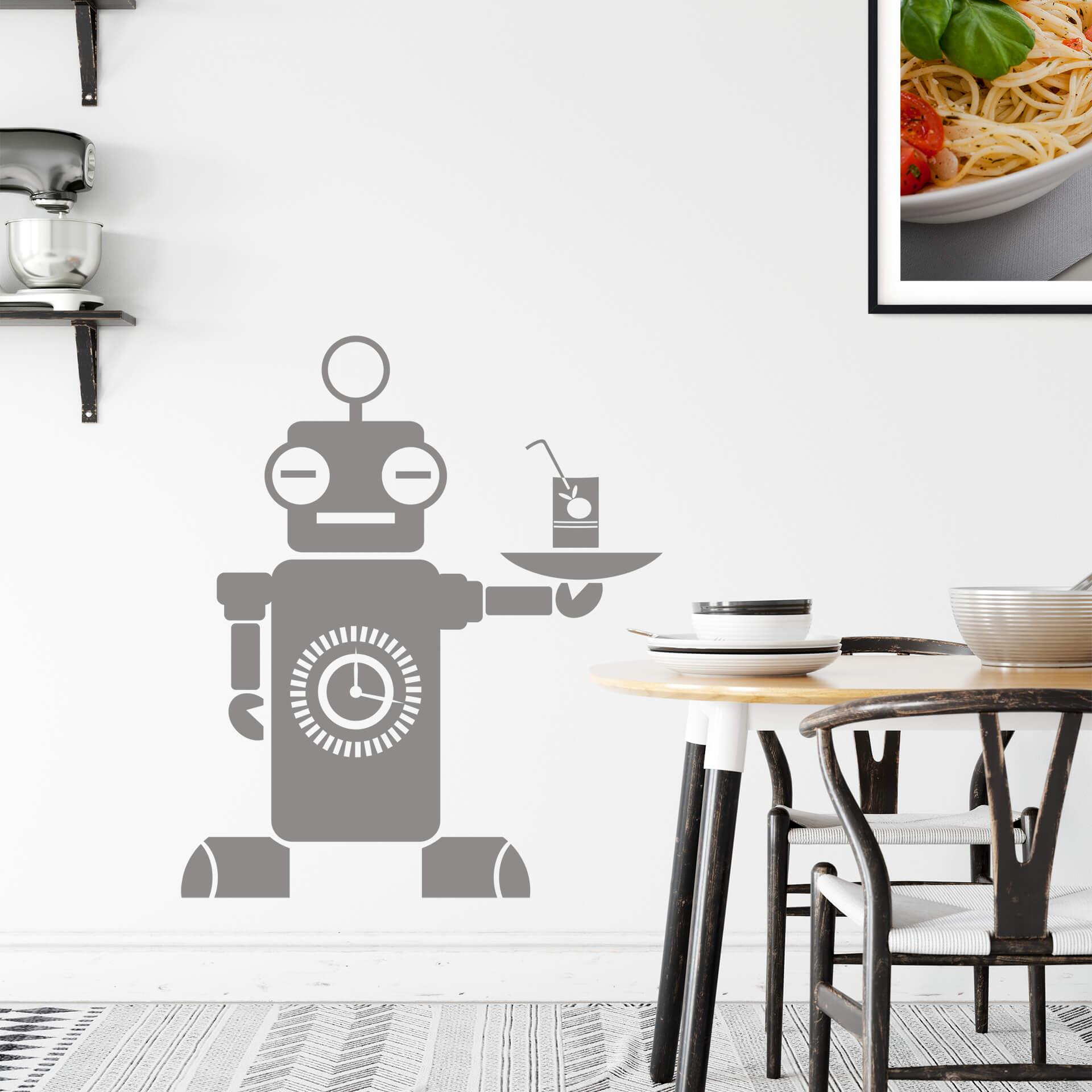 Robot James wallsticker